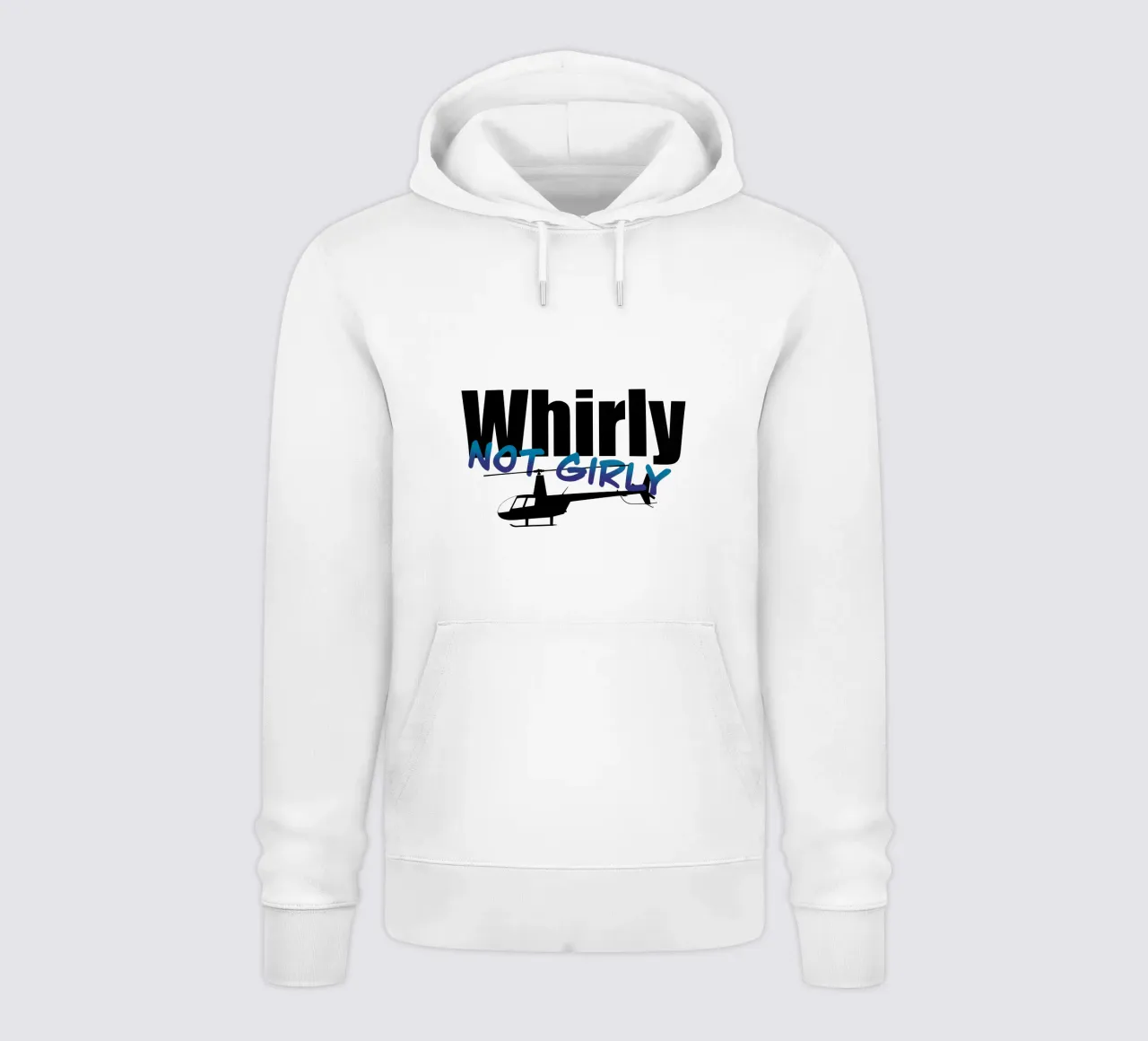 Whirly not girly felpa con cappuccio da pilotpegasus