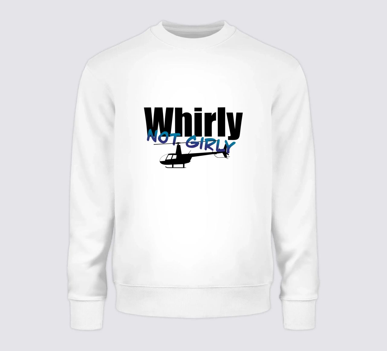 Whirly not girly felpa da pilotpegasus