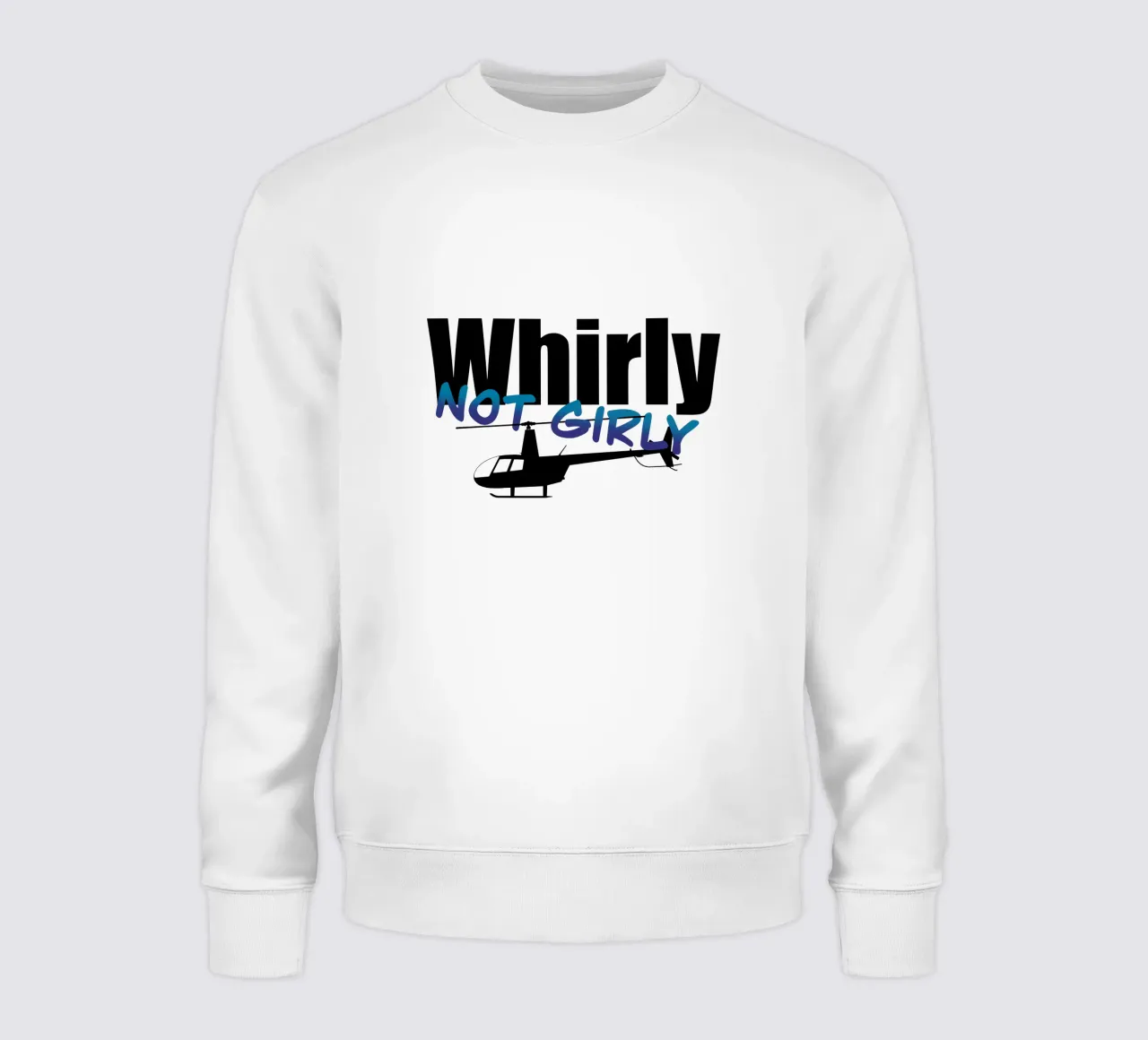 Whirly not girly felpa da pilotpegasus