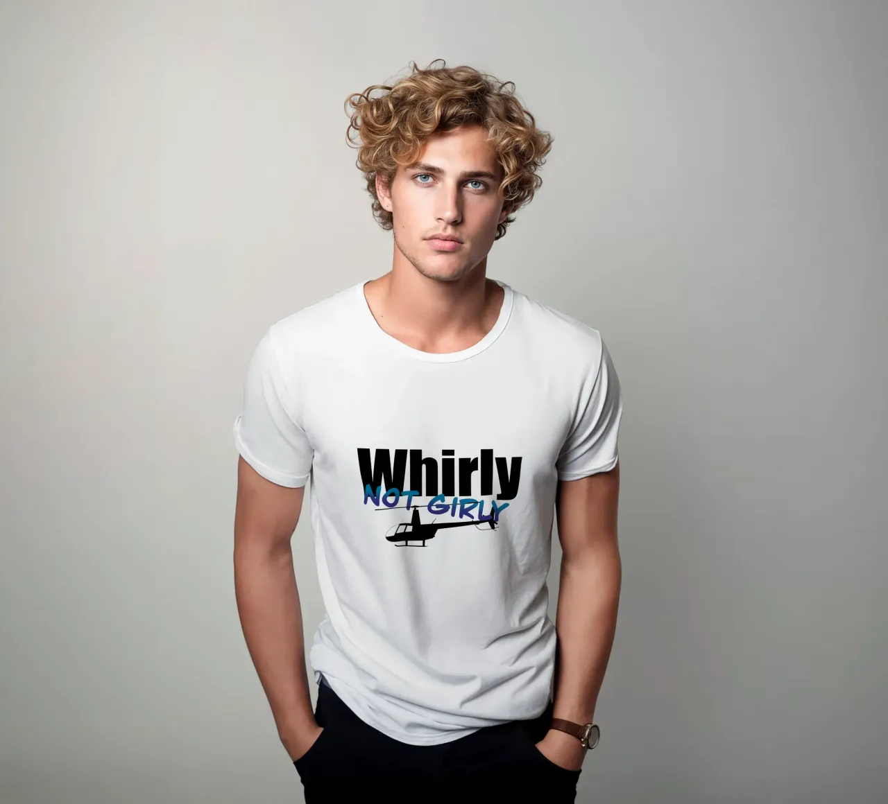 Whirly not girly t-shirt da pilotpegasus