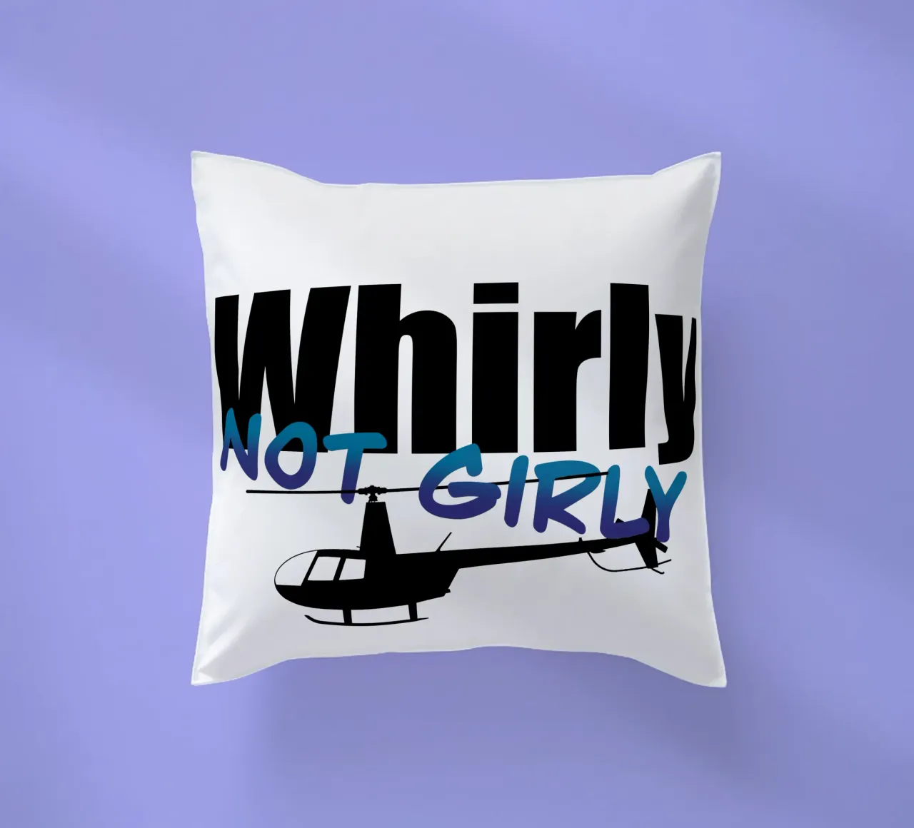 Whirly not girly cuscino da pilotpegasus