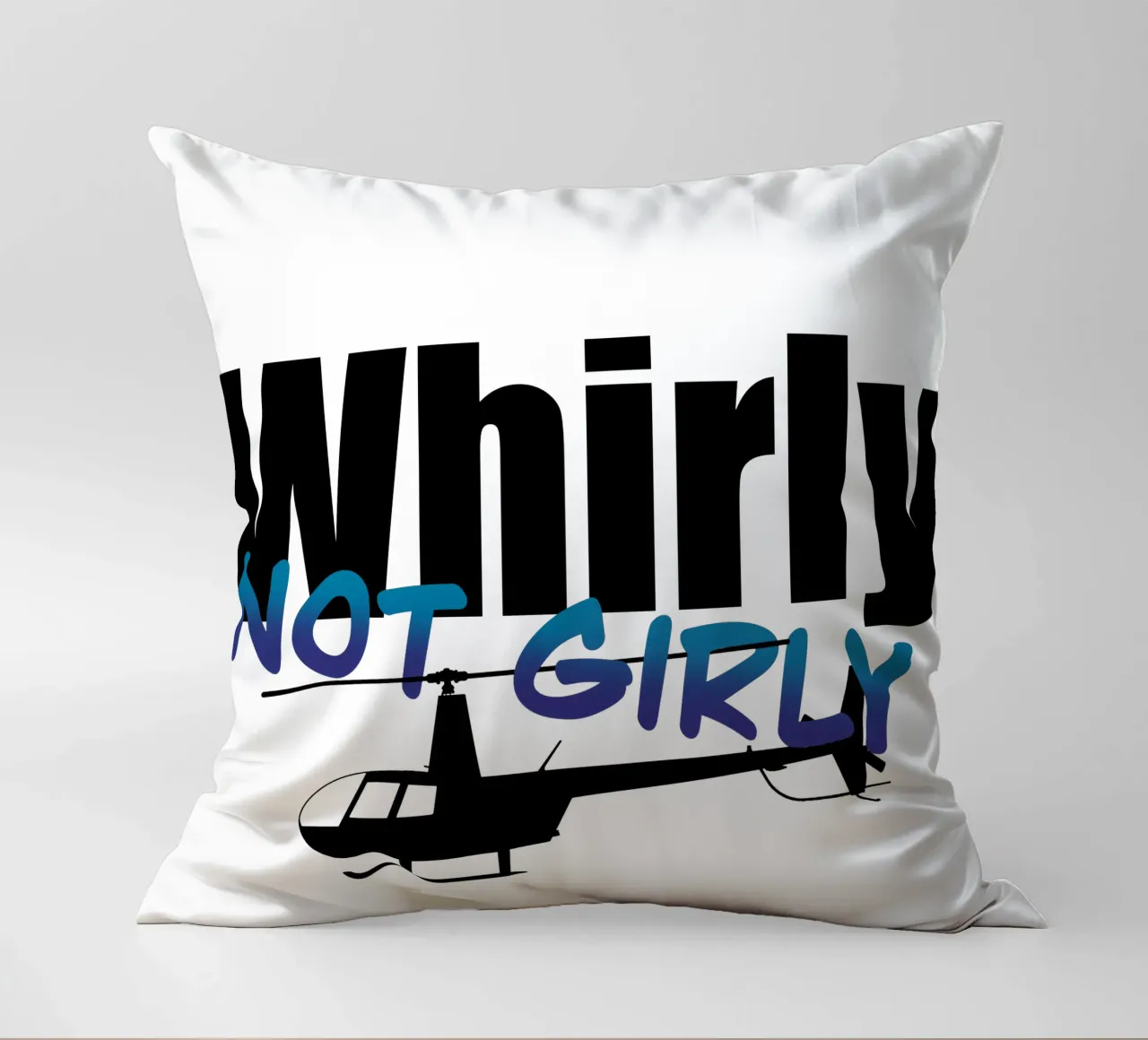 Whirly not girly cuscino da pilotpegasus