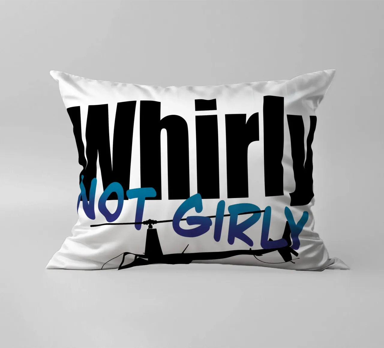 Whirly not girly cuscino da pilotpegasus