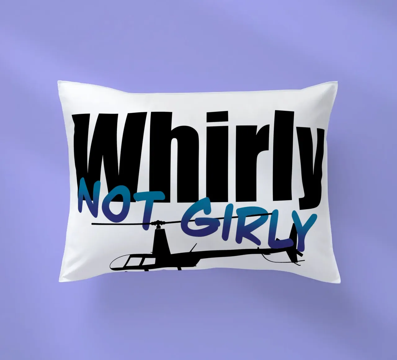 Whirly not girly cuscino da pilotpegasus