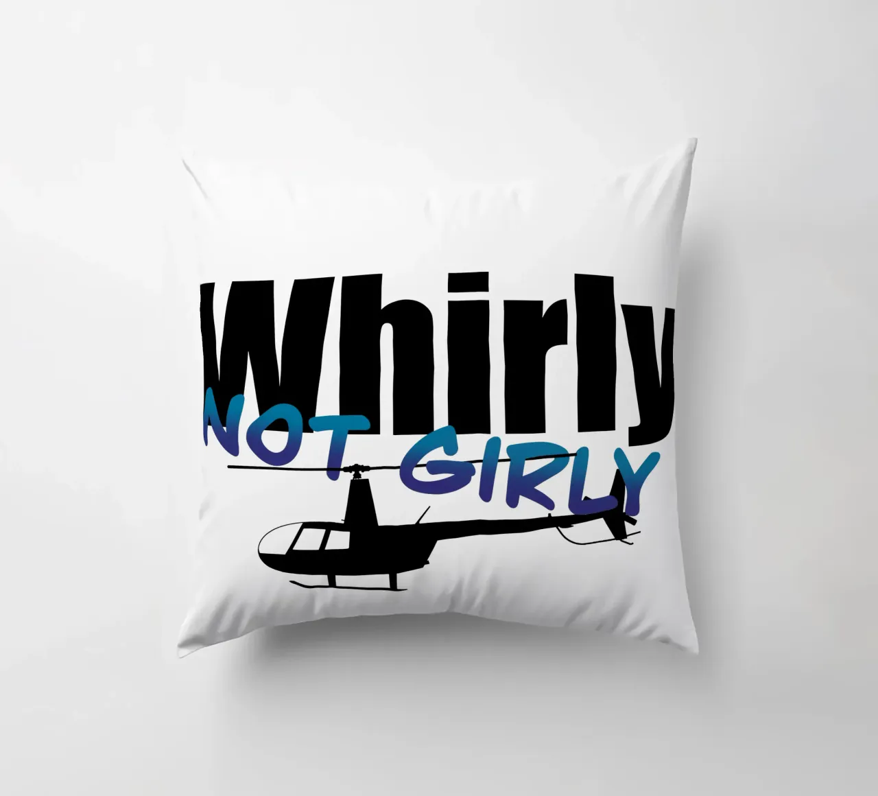 Whirly not girly cuscino da pilotpegasus