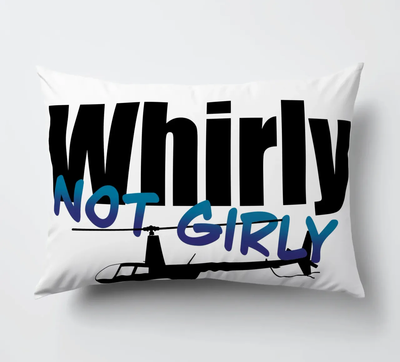Whirly not girly cuscino da pilotpegasus