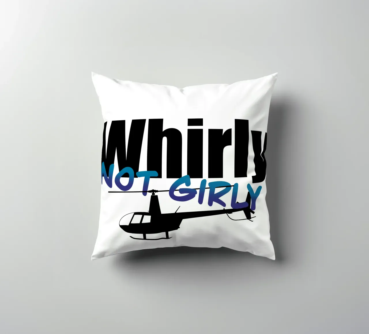 Whirly not girly cuscino da pilotpegasus