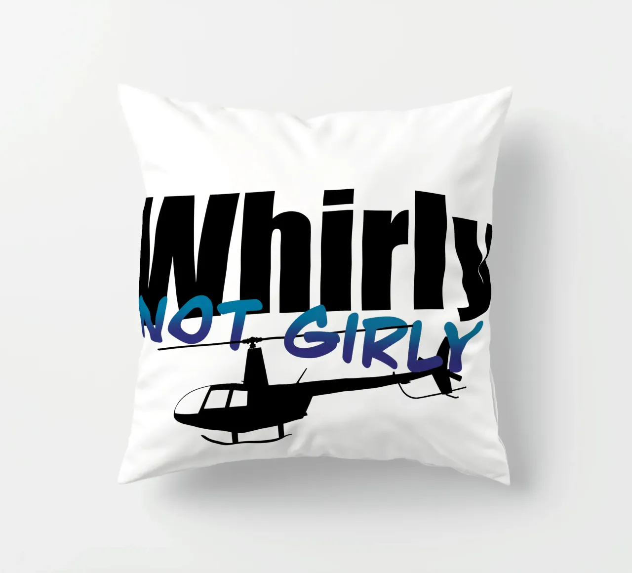 Whirly not girly cuscino da pilotpegasus