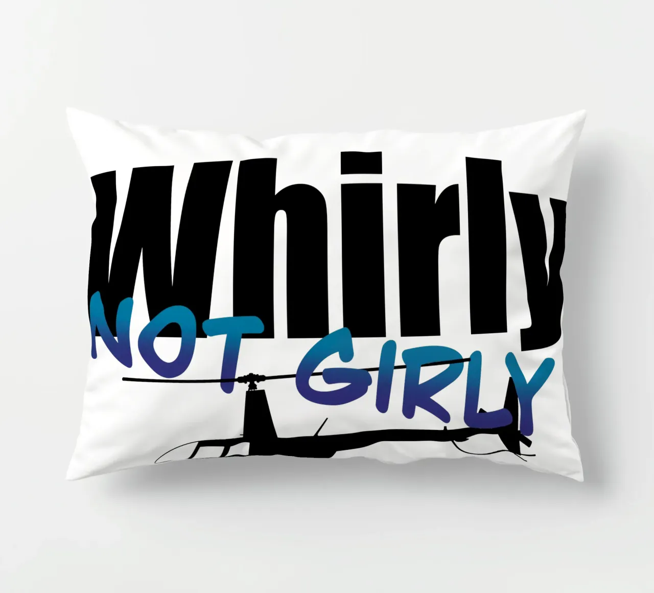 Whirly not girly cuscino da pilotpegasus