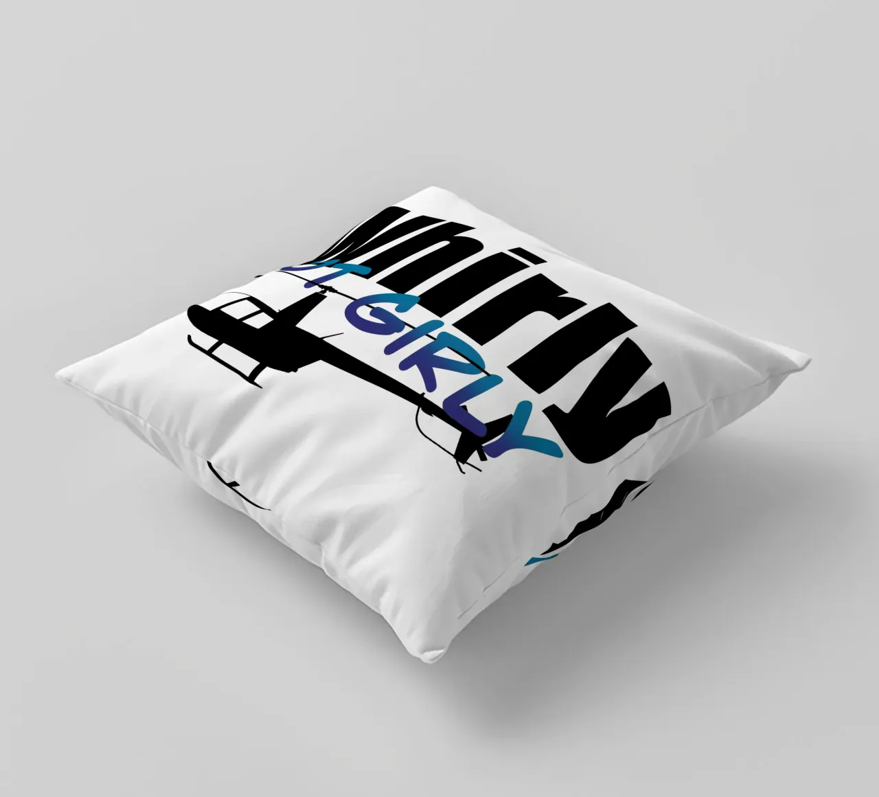 Whirly not girly cuscino da pilotpegasus