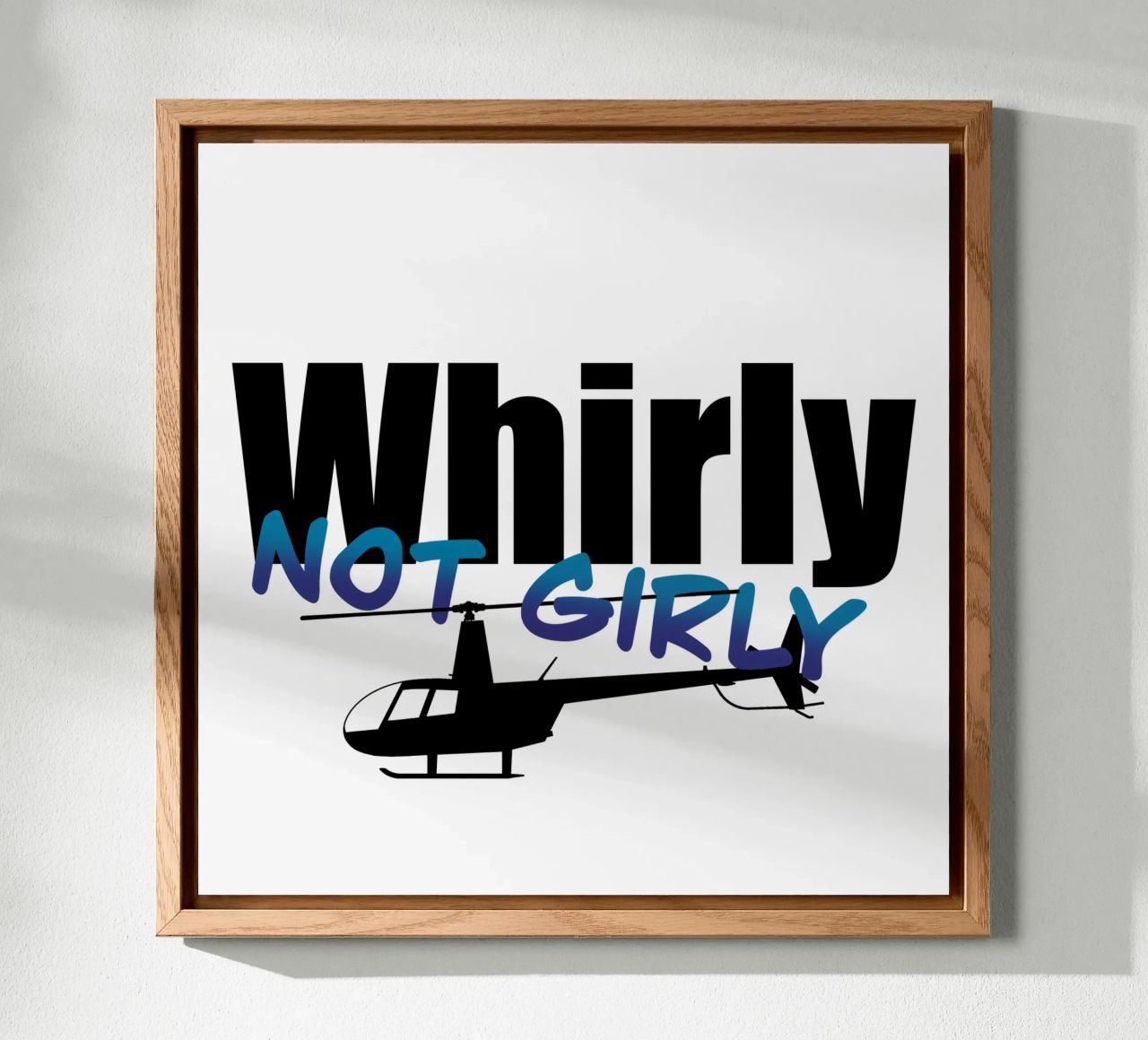 Whirly not girly alluminio dibond da pilotpegasus