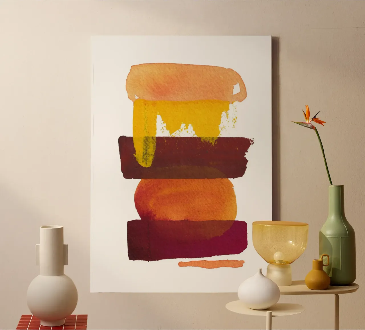 The Setting Sun #1 canvas by Jasmyncheng