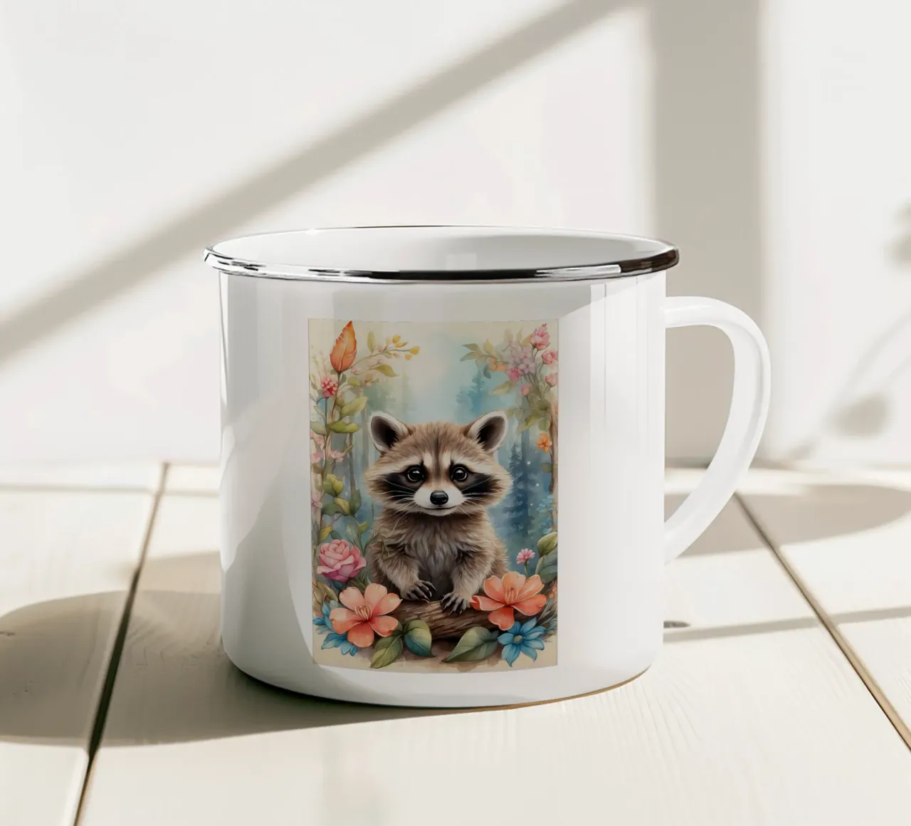Procione tazza in smalto da ARTVI-SHOP