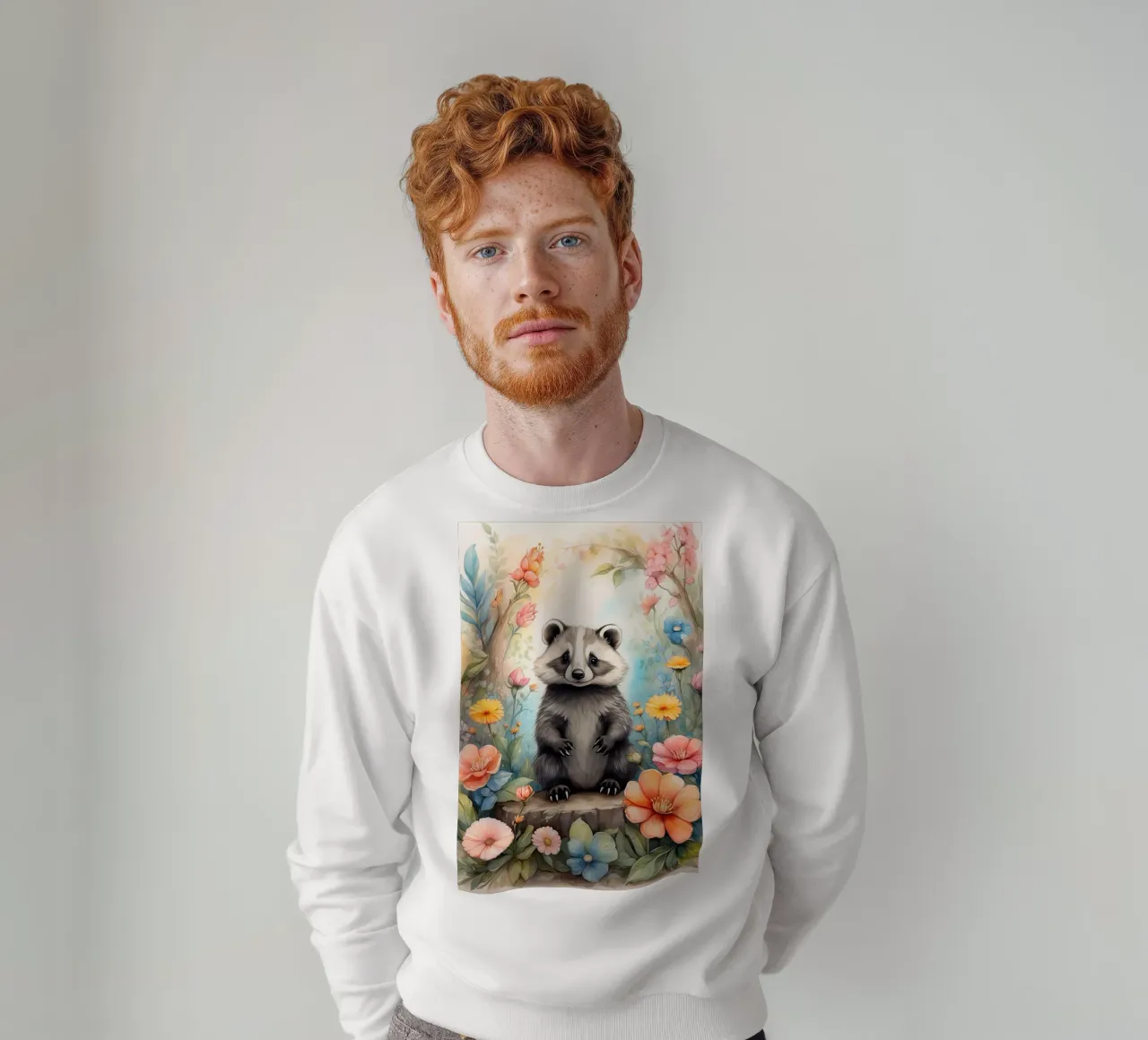 Wasbeer sweatshirt van 🎁 NOBELART