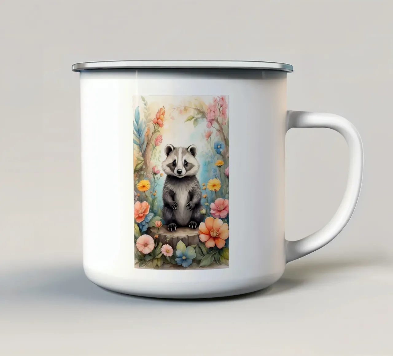 Procione tazza in smalto da ARTVI-SHOP