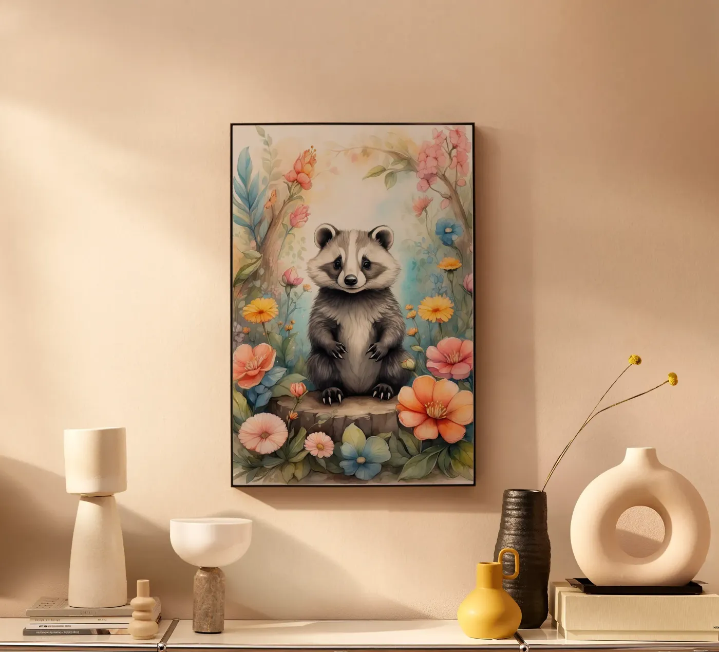 Raton laveur plexiglas de 🎁 NOBELART