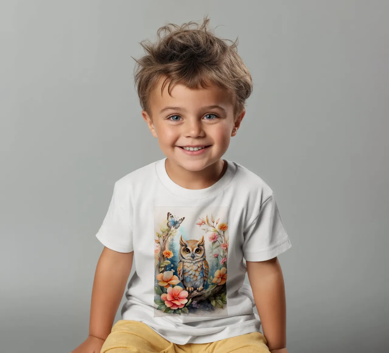 die Eule Kinder T-Shirt von 🎁 ARTVI-SHOP