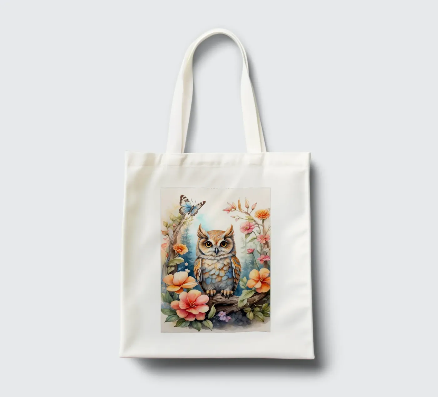 die Eule Jutebeutel von 🎁 NOBELART