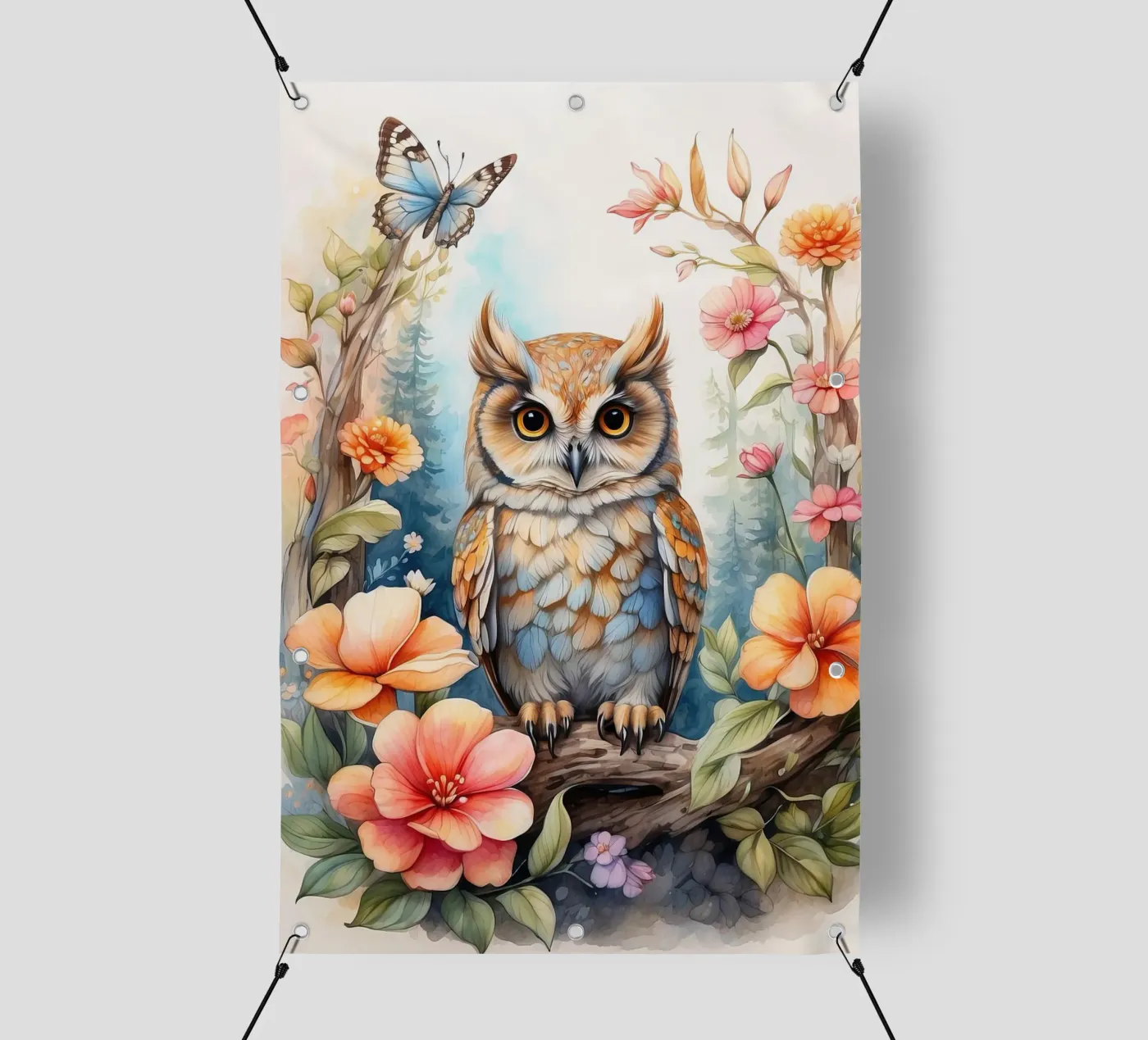 the owl PVC Plane von 🎁 NOBELART