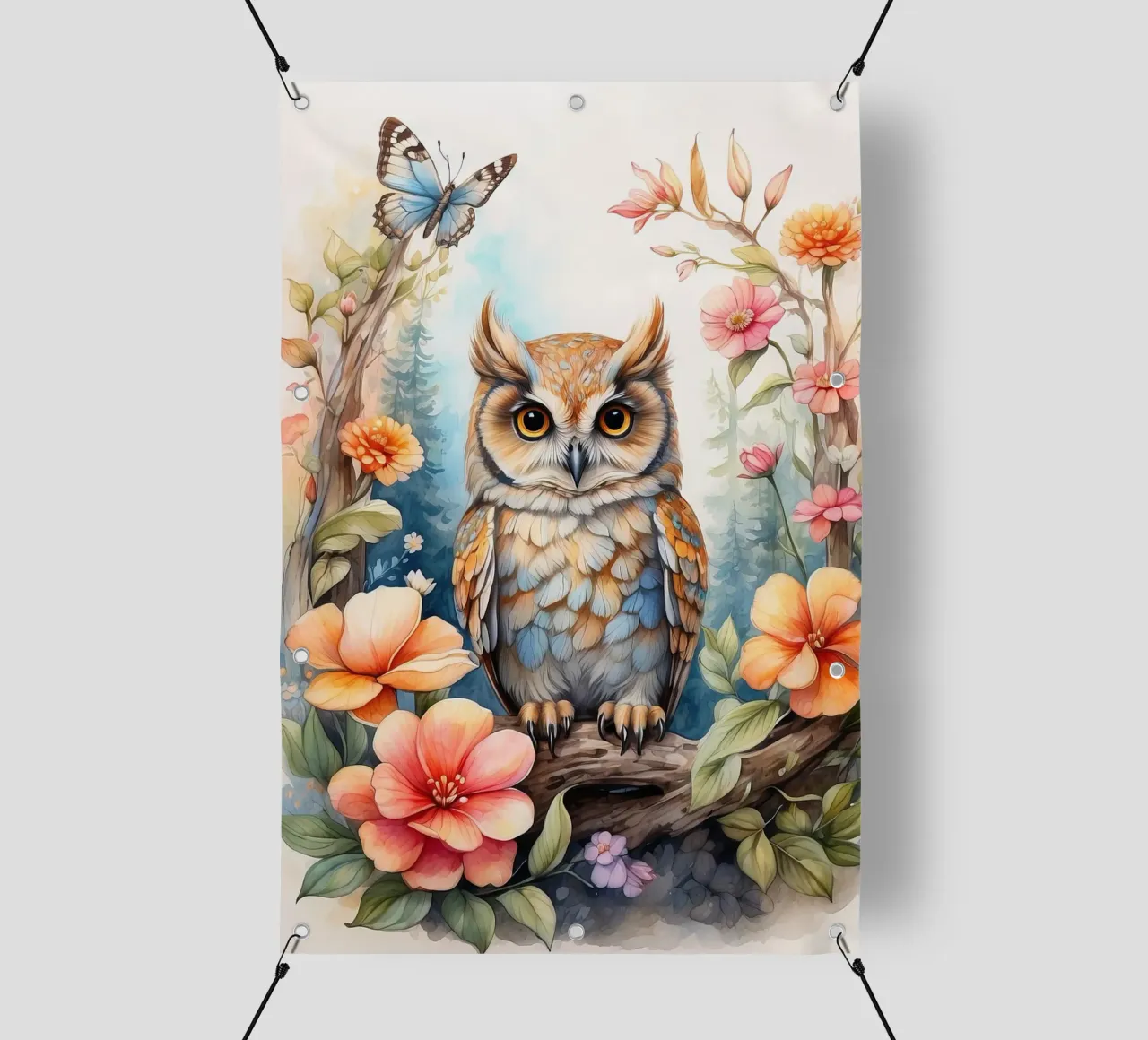 the owl PVC Plane von 🎁 NOBELART
