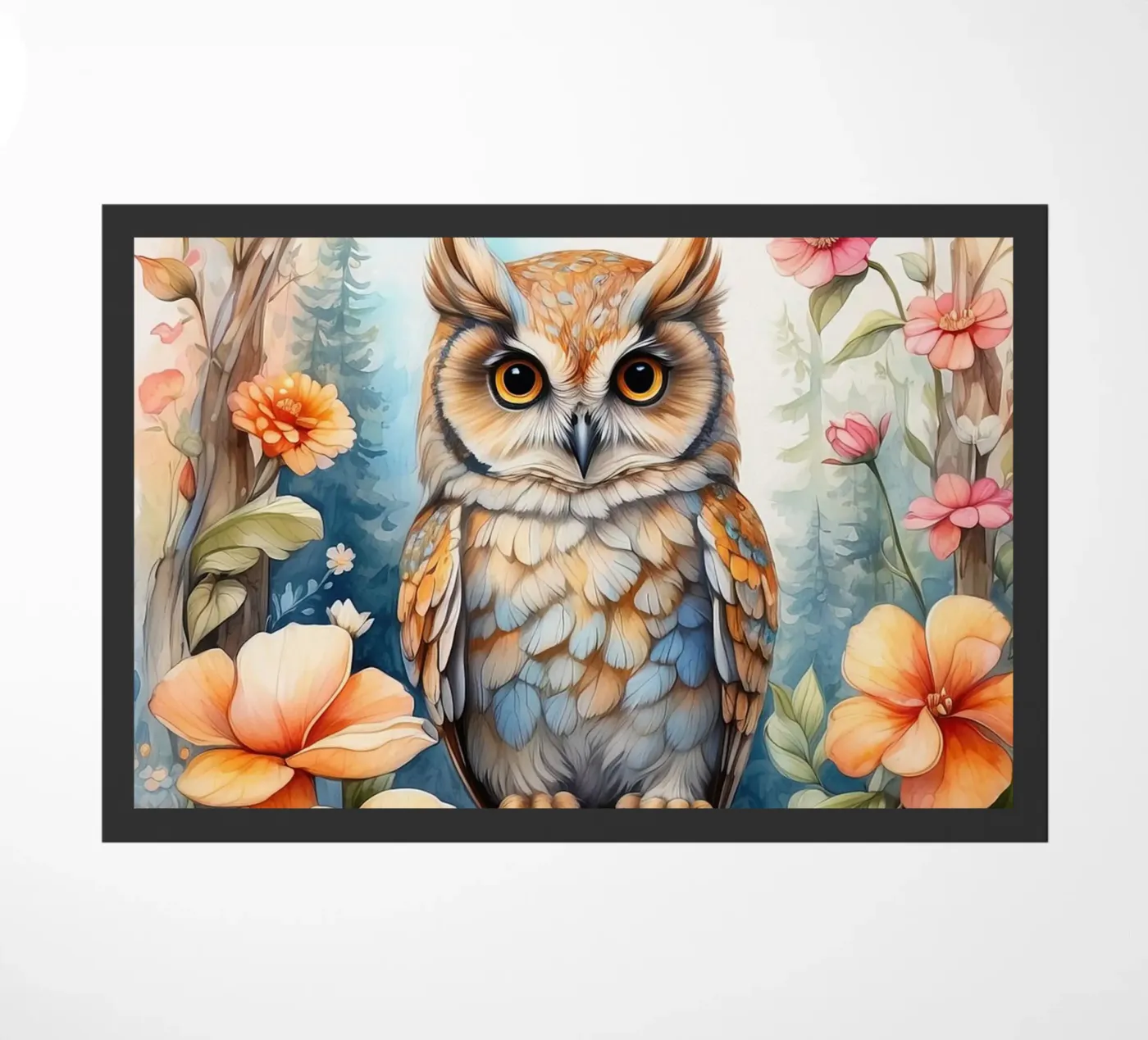 die Eule Fußmatte von 🎁 NOBELART