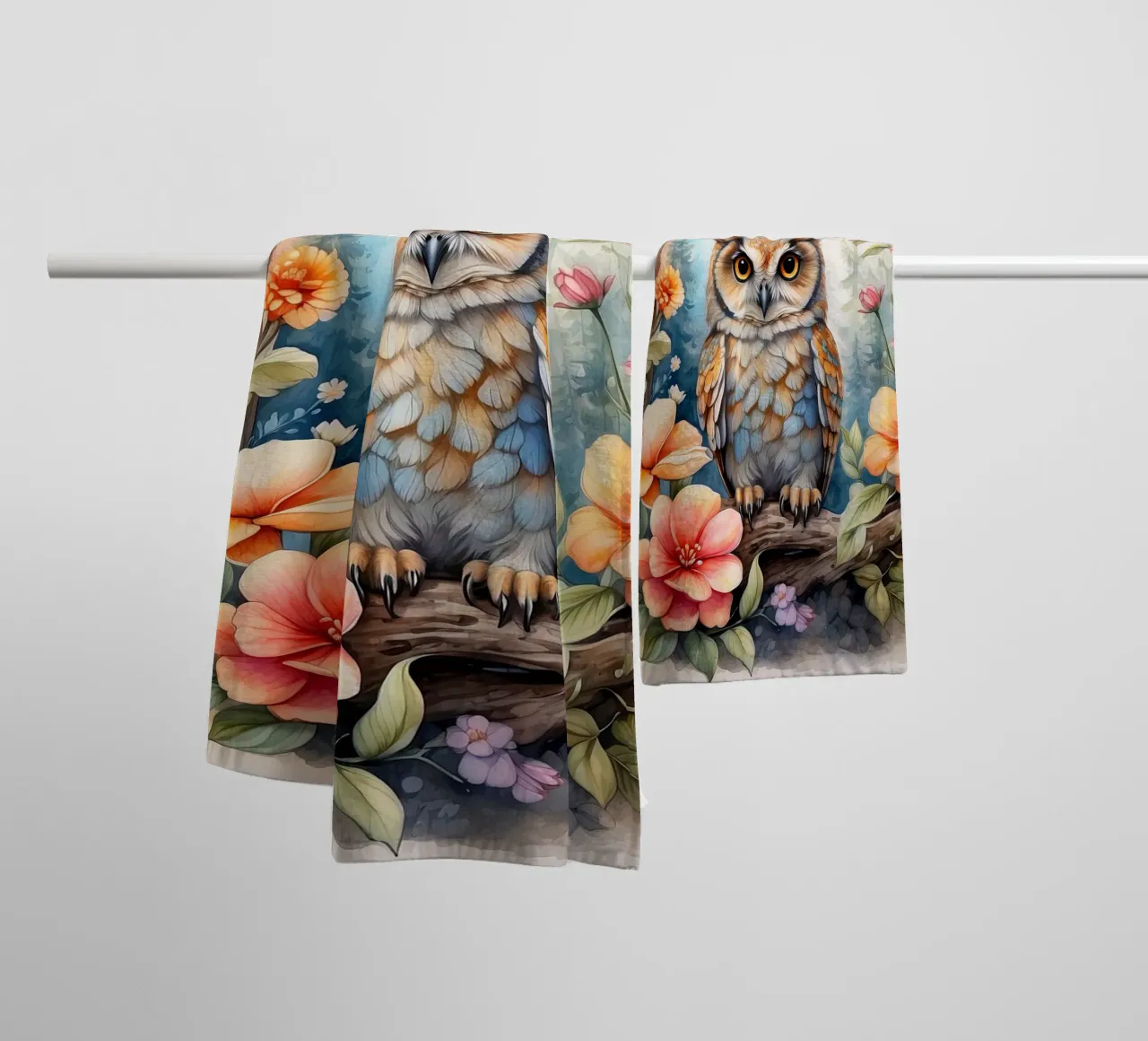 die Eule Handtuch von 🎁 NOBELART