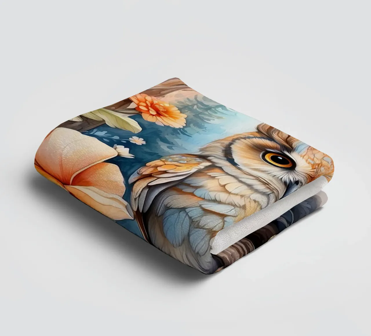 die Eule Handtuch von 🎁 NOBELART