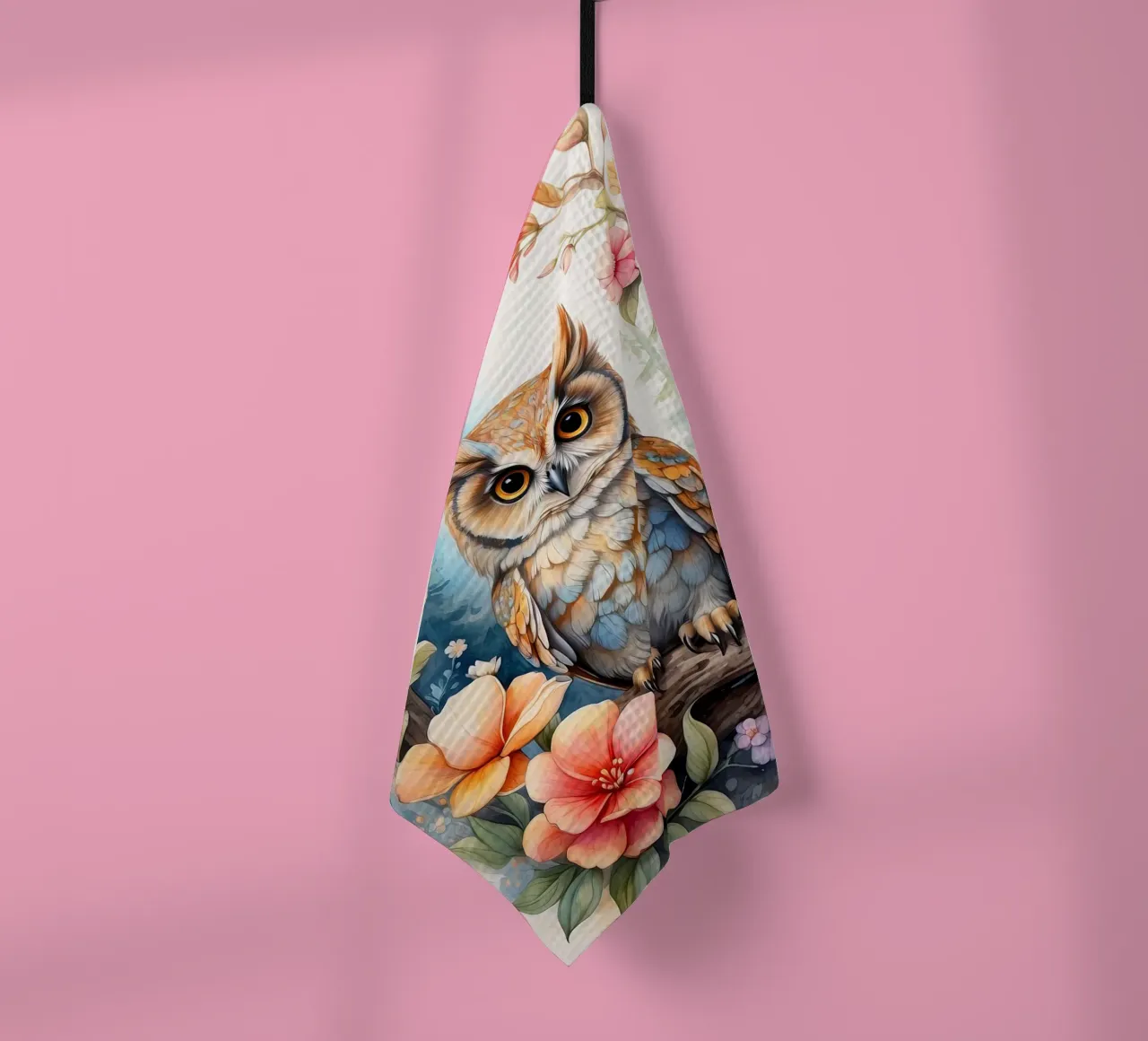 die Eule Geschirrtuch von 🎁 NOBELART