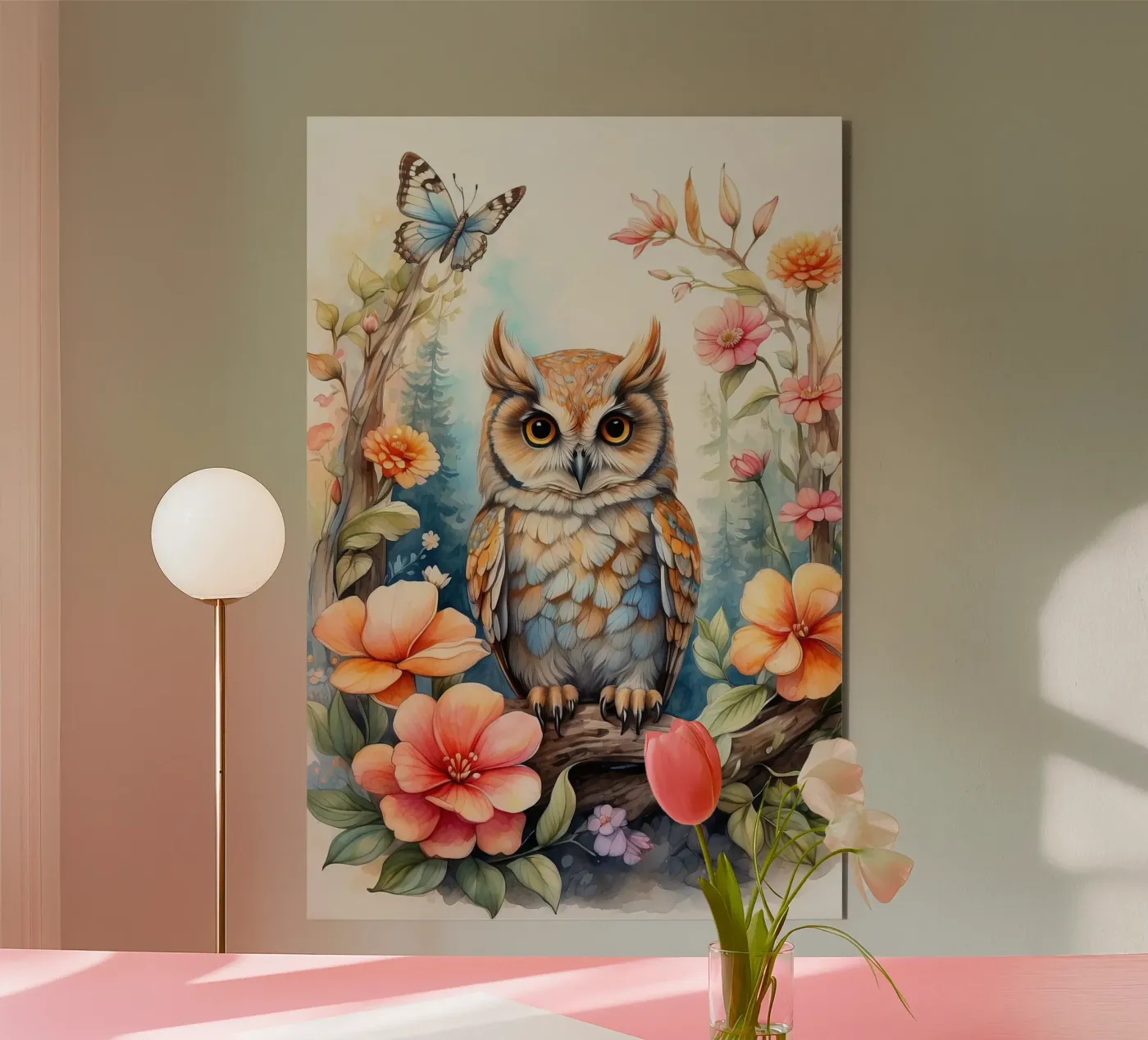 the owl Forex-Platte von 🎁 NOBELART