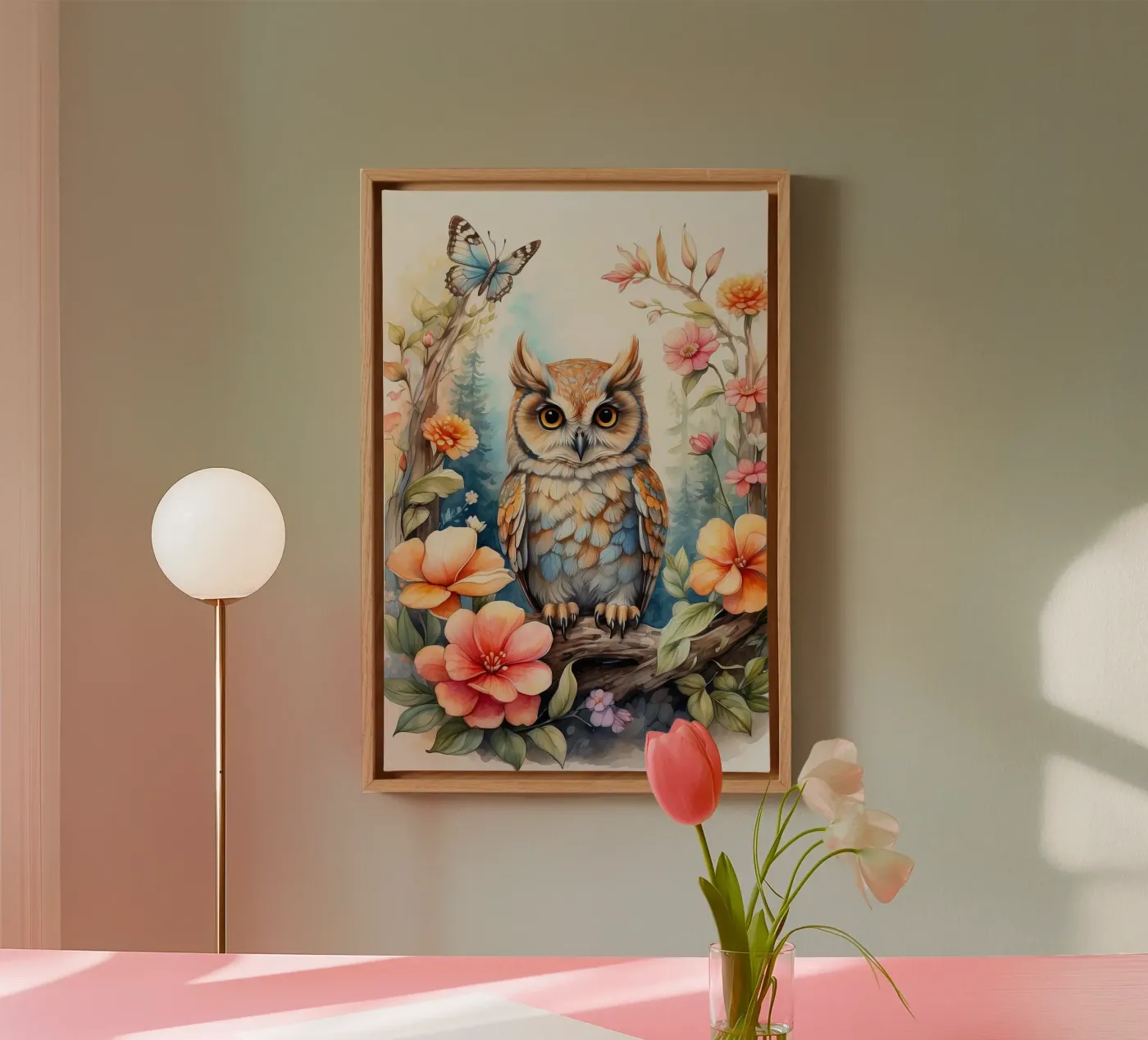 the owl toile de 🎁 NOBELART