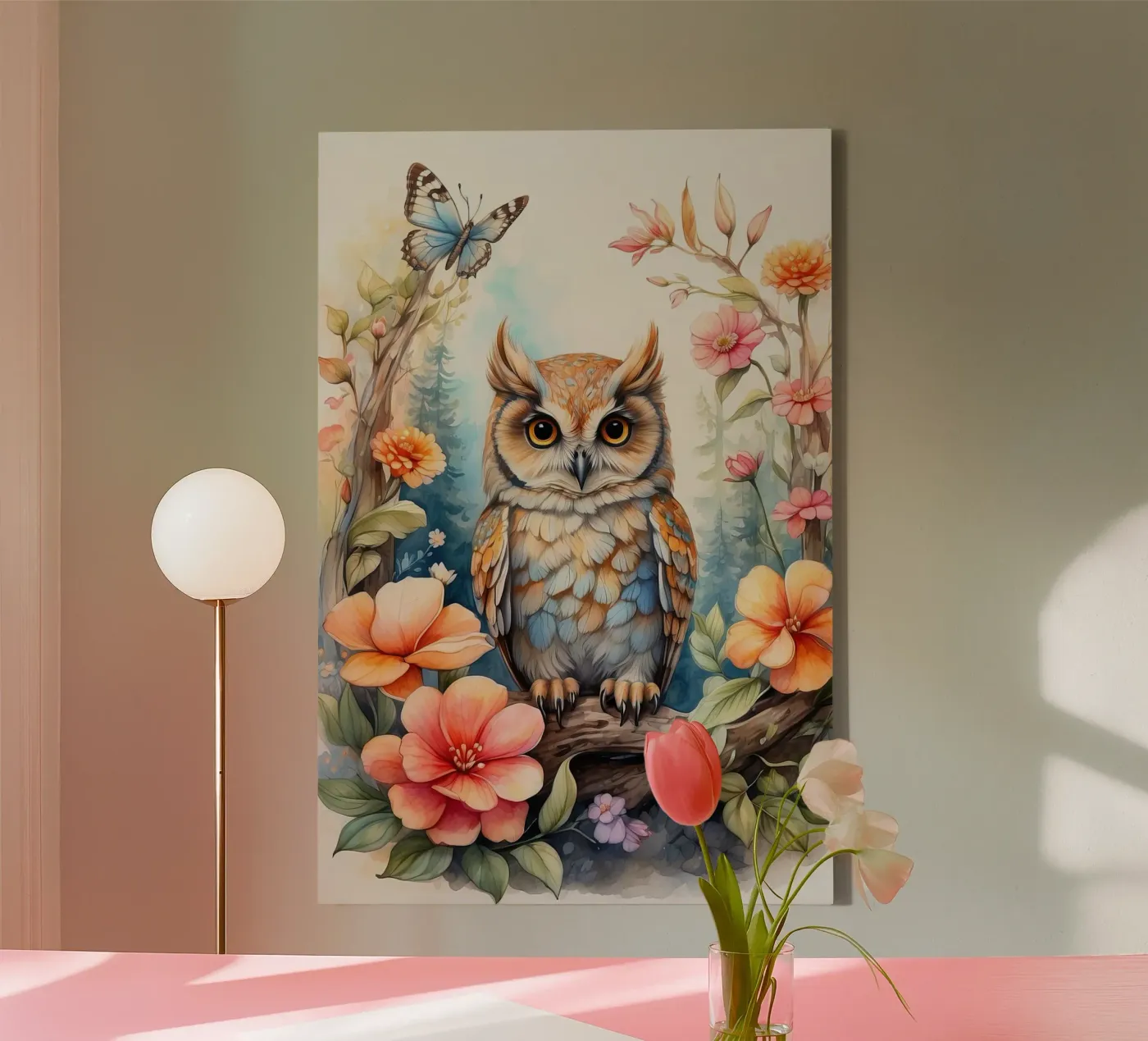 the owl toile de 🎁 NOBELART