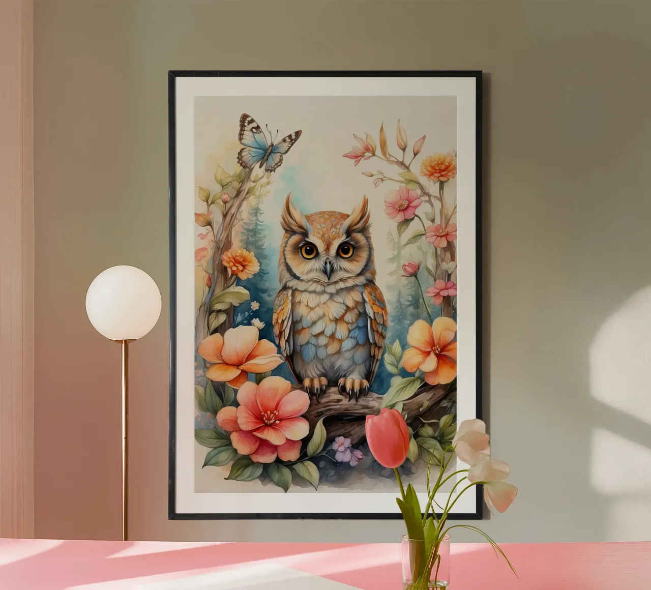 il gufo poster da 🎁 ARTVI-SHOP