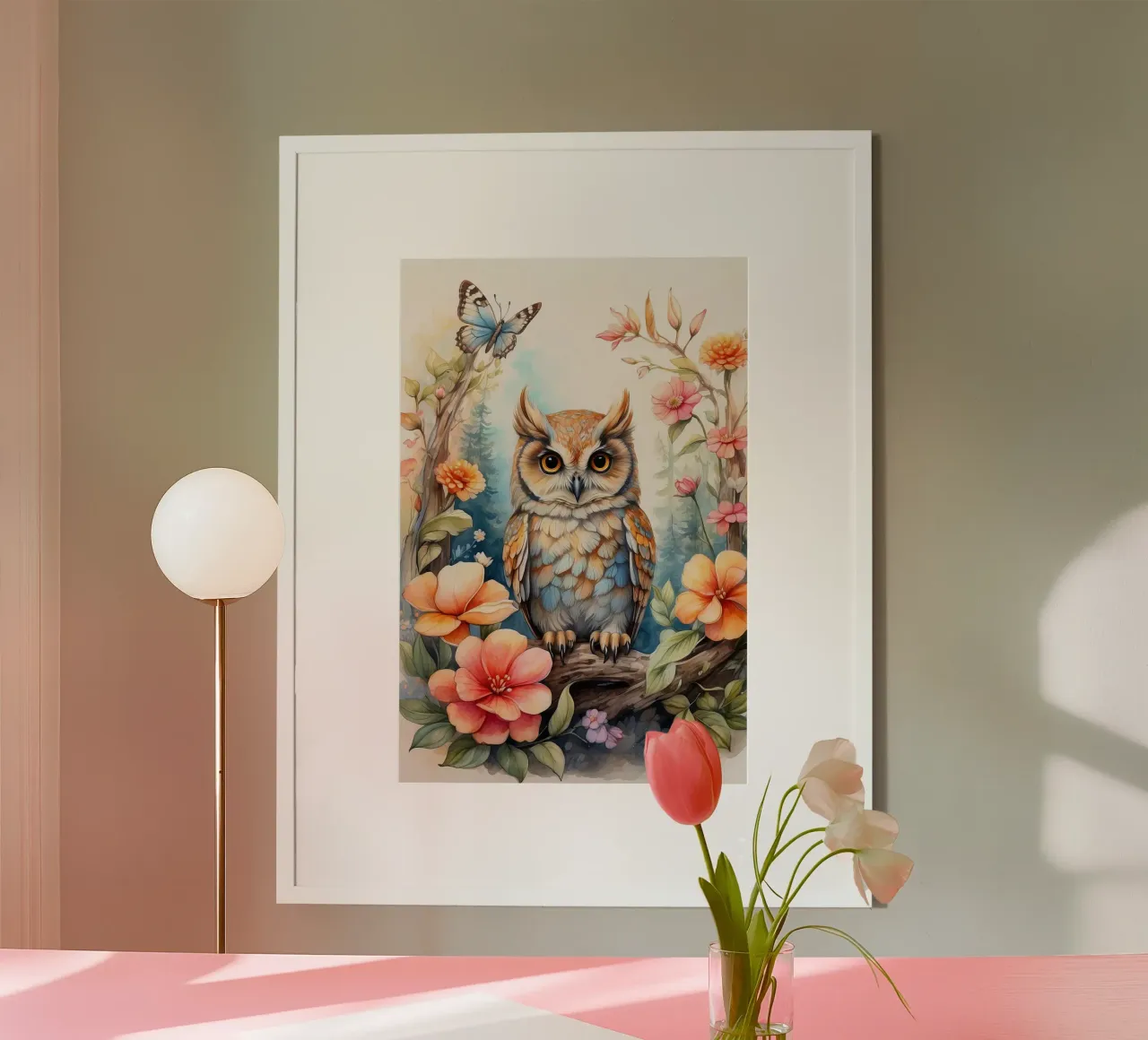 il gufo poster da 🎁 ARTVI-SHOP