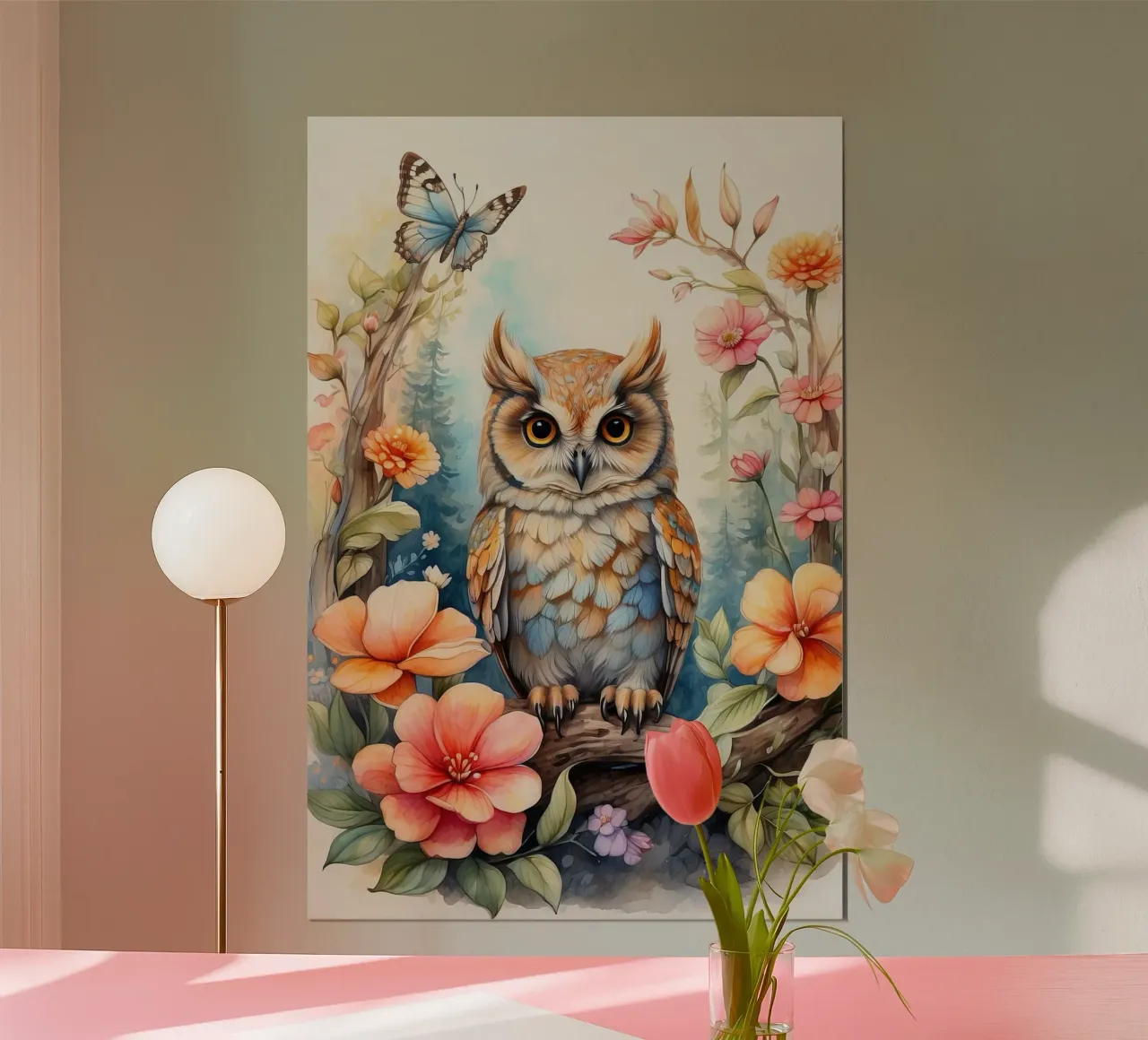 il gufo poster da 🎁 ARTVI-SHOP