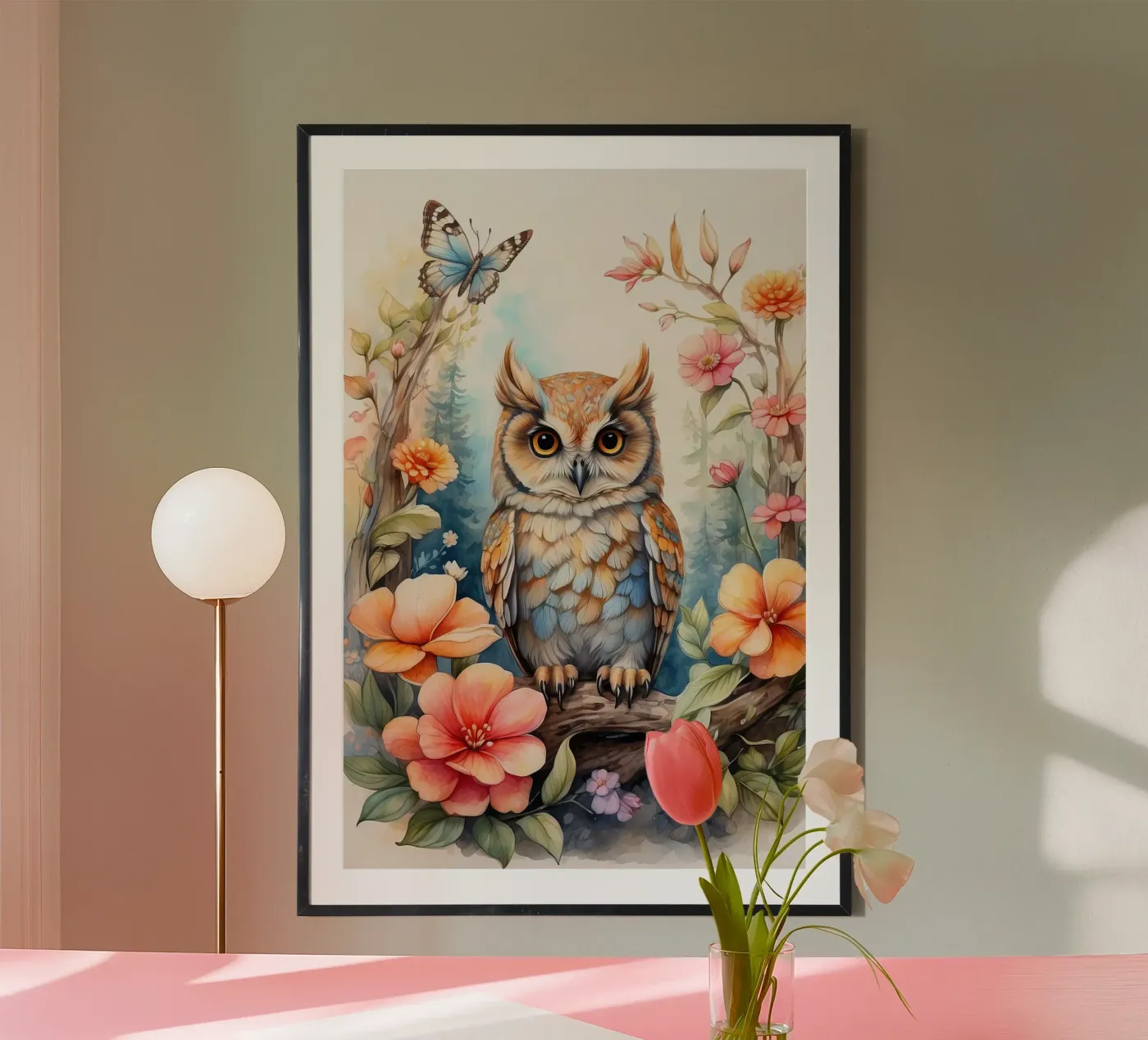 the owl poster van 🎁 NOBELART