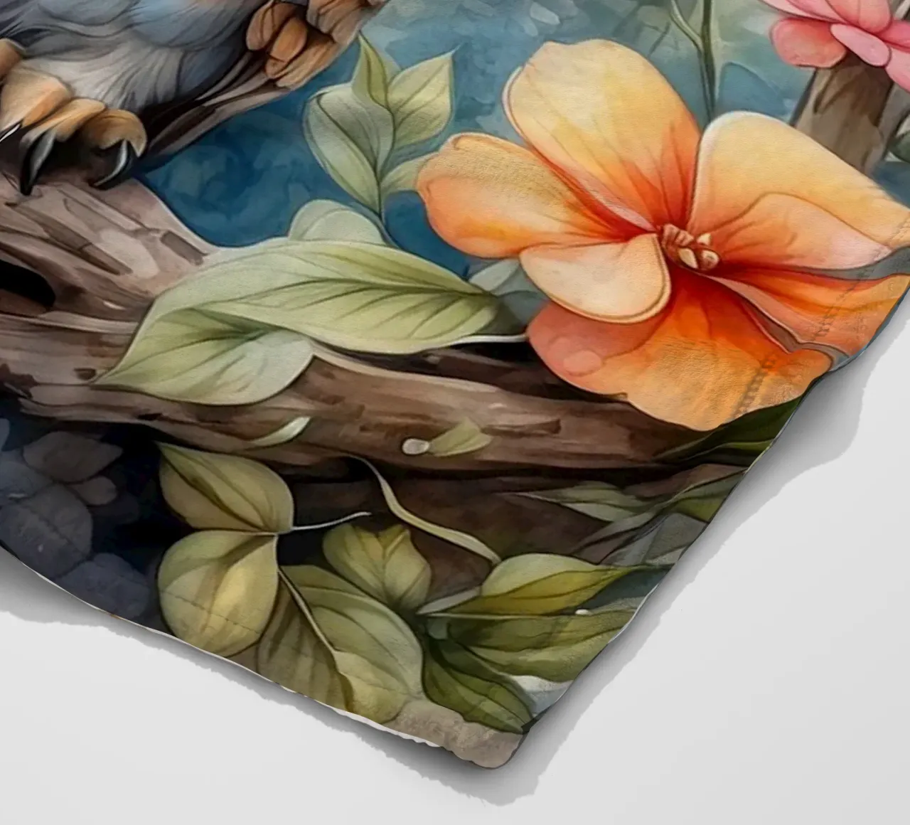 die Eule Fleecedecke von 🎁 NOBELART