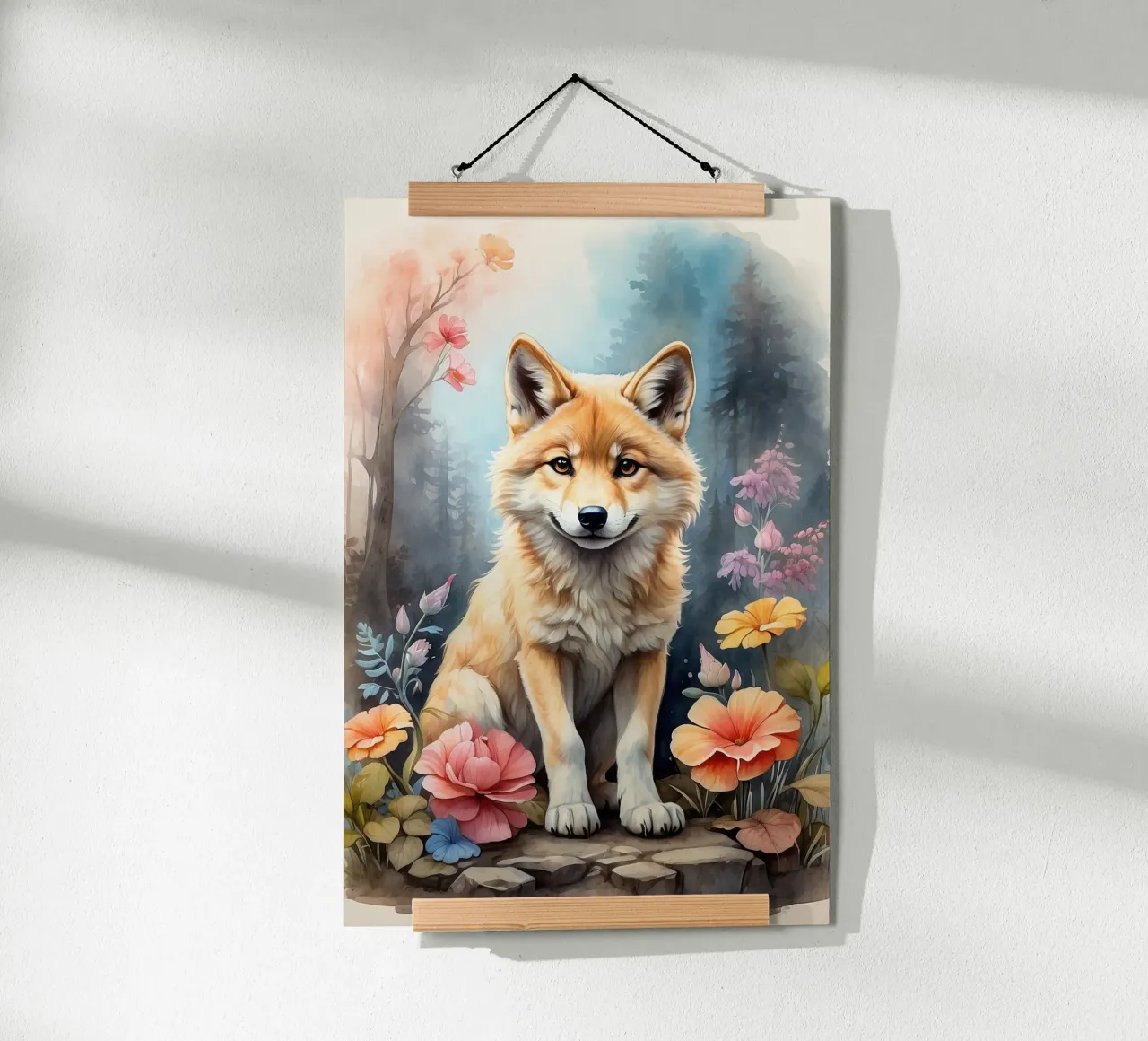 Ein sehr netter kleiner Wolf Hahnemühle von 🎁 ARTVI-SHOP