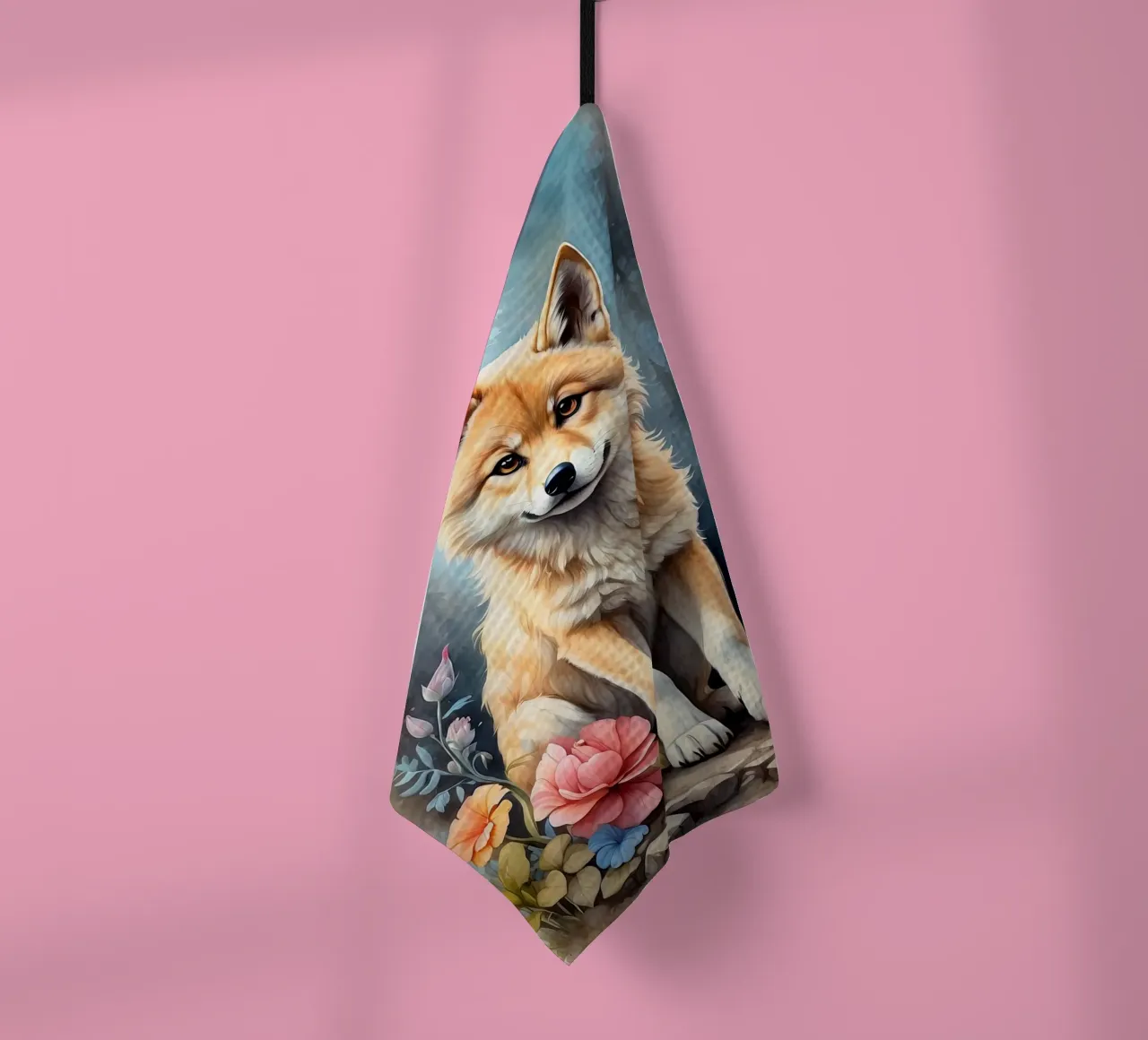 Ein sehr netter kleiner Wolf Geschirrtuch von 🎁 ARTVI-SHOP