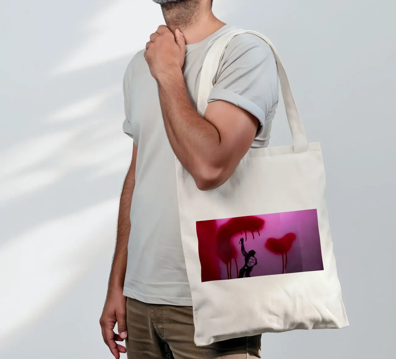 Sprayer borsa in juta da Flo Klein