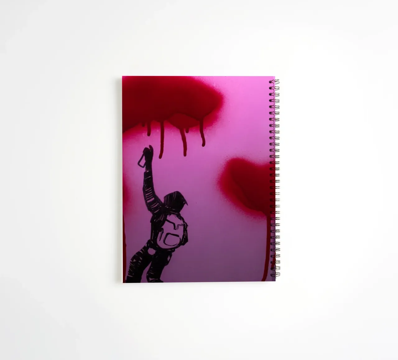 Sprayer spiral notebook by Flo Klein