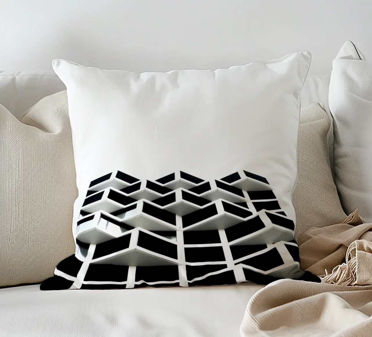 Modern Architecture cuscino da Flo Klein