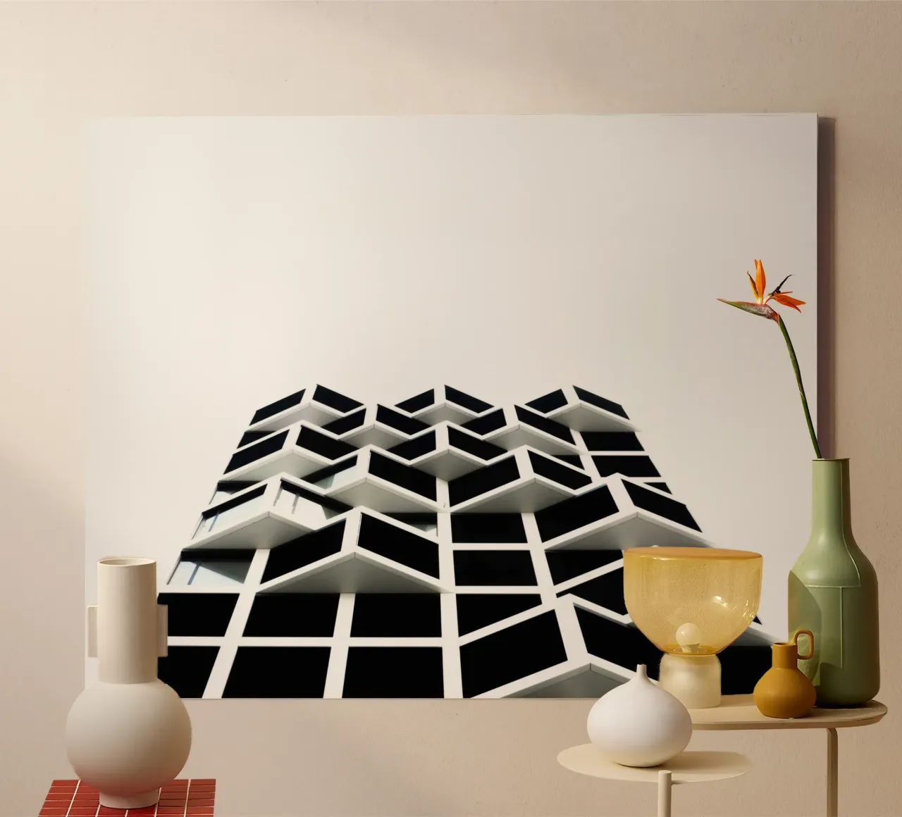 Modern Architecture tela da Flo Klein