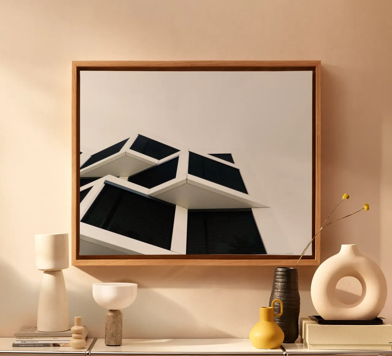 Modern Architecture tela con Cornice a cassetta da Flo Klein