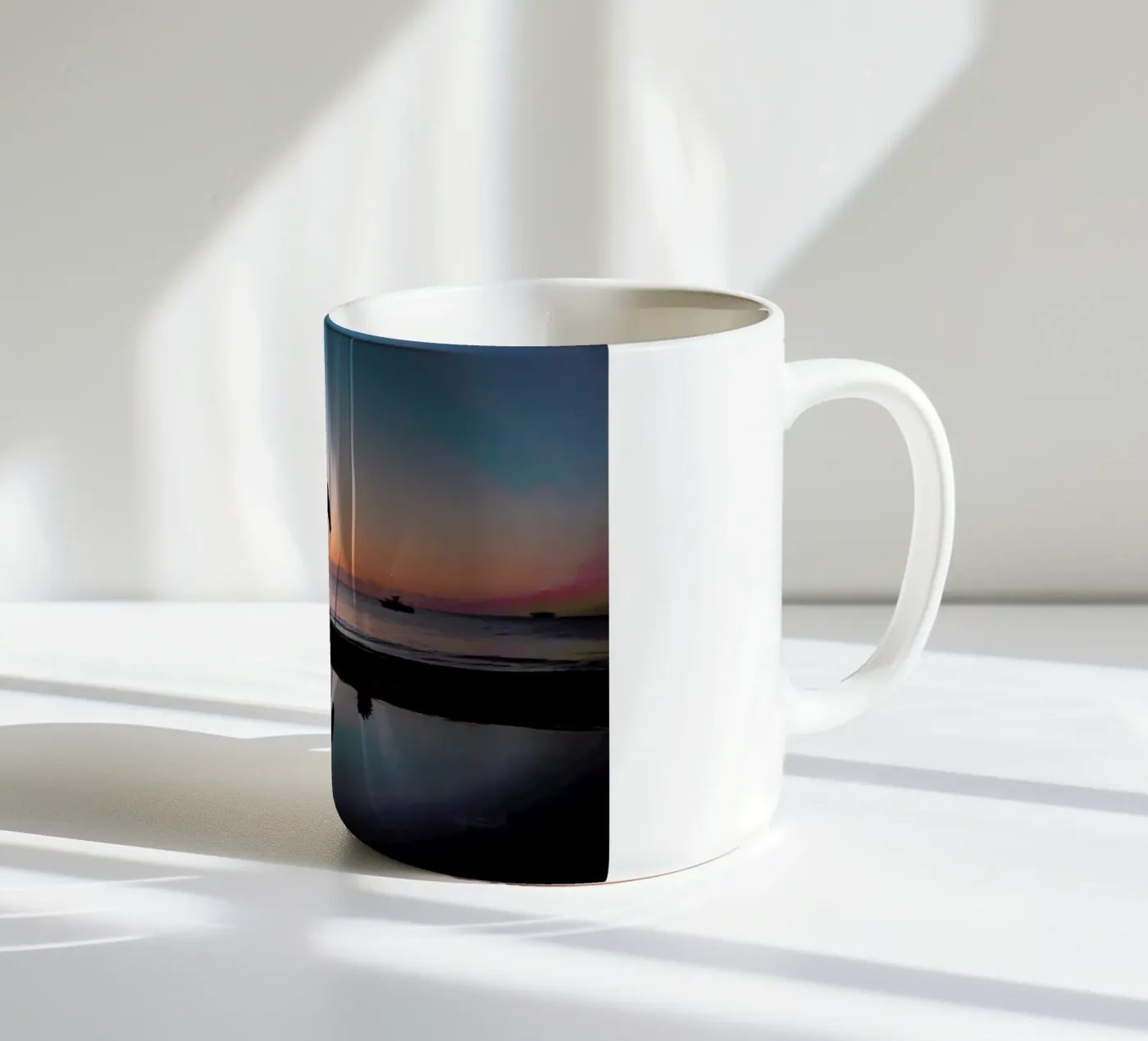 Reflect ceramic mug by Charlotte Curd