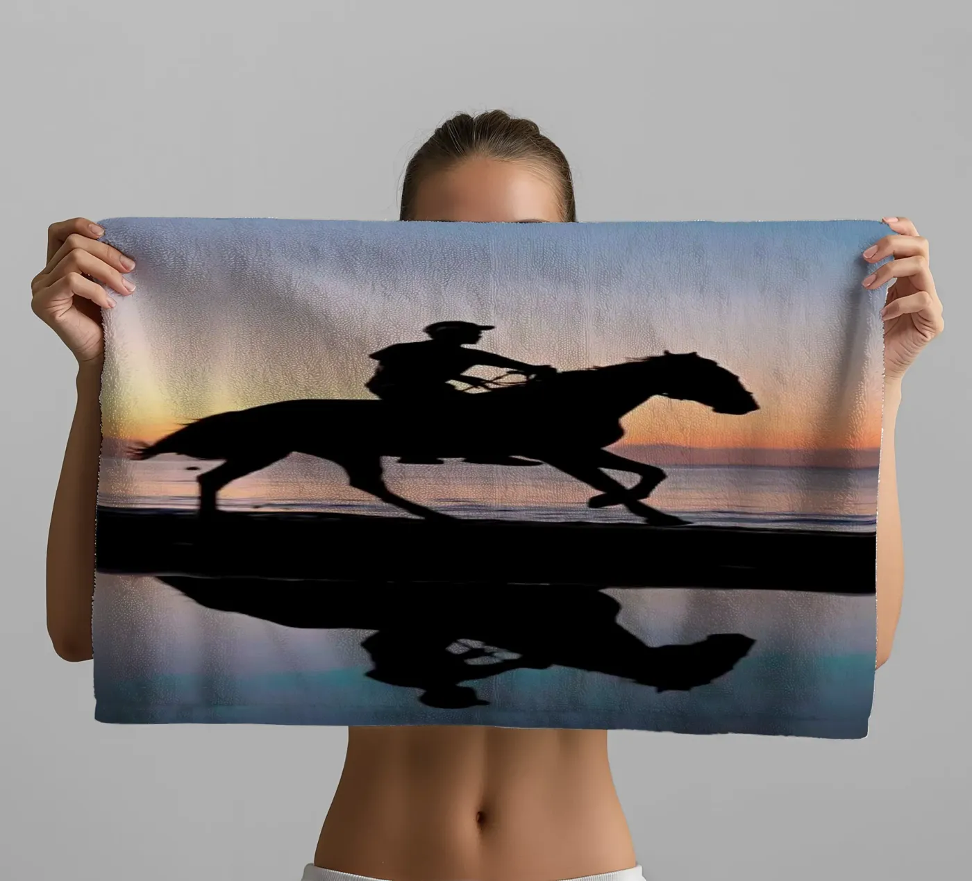 Reflect towel by Charlotte Curd