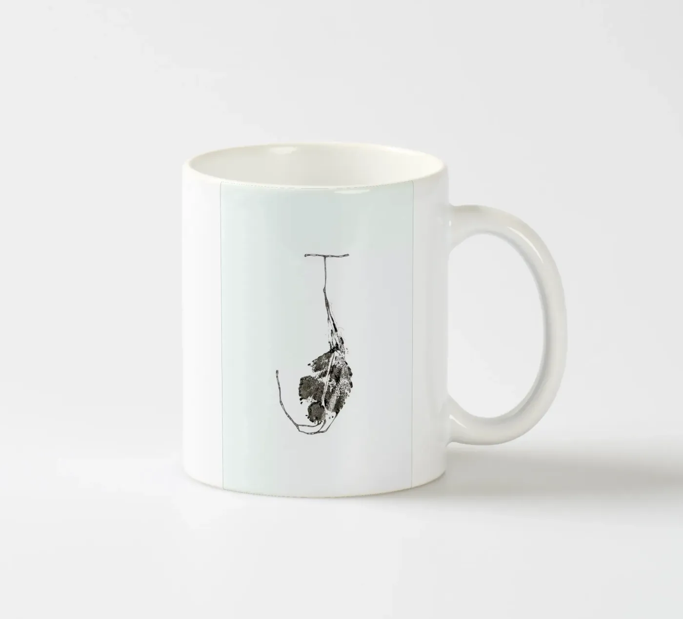 J ceramic mug by Marina Guiu