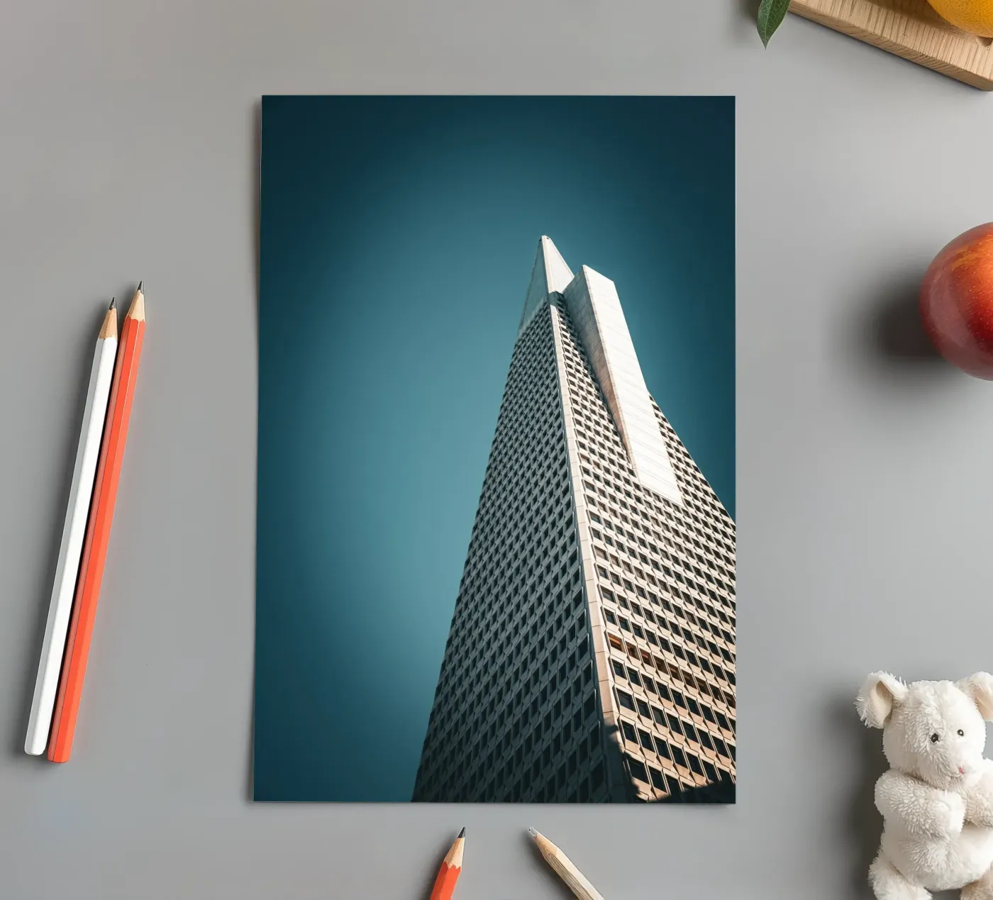 Skyscraper stickervel van Flo Klein Gallery