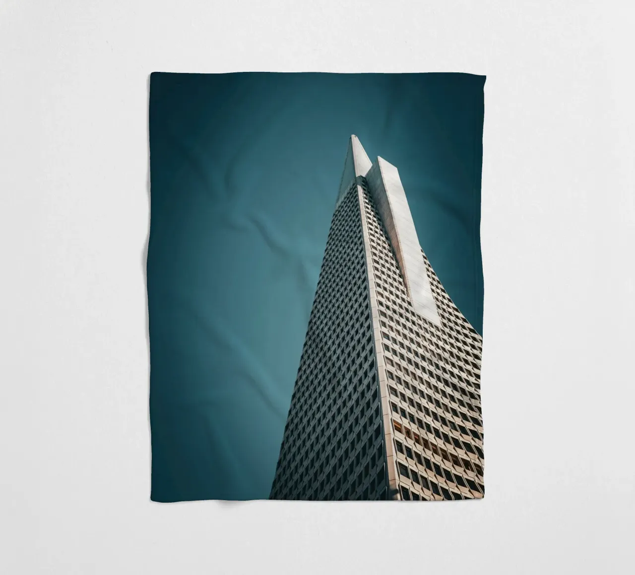 Skyscraper fleecedeken van Flo Klein