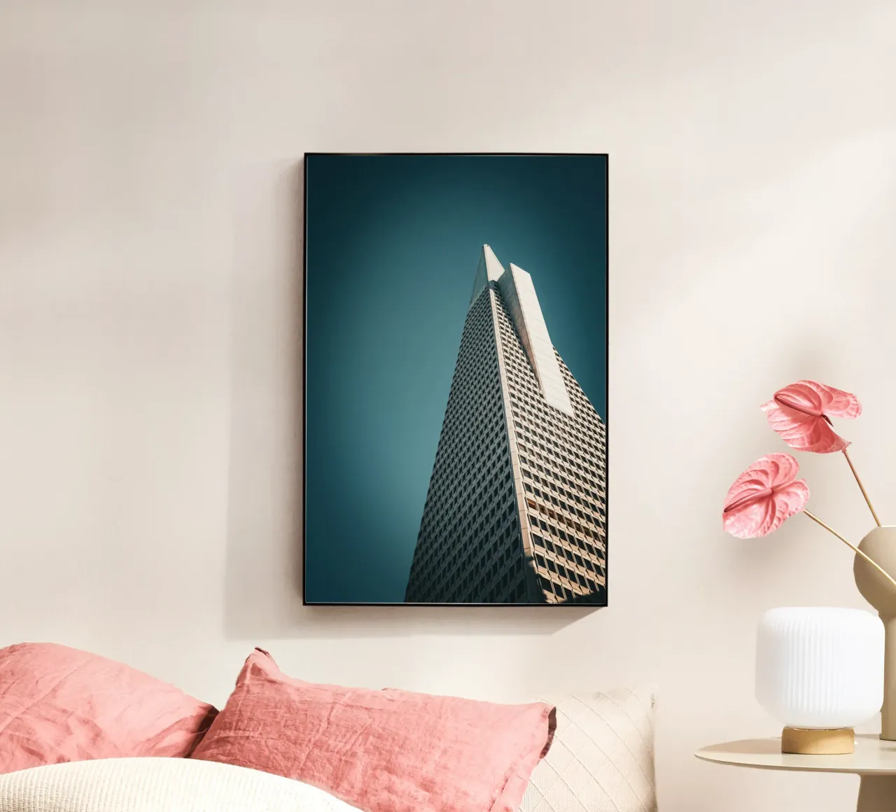 Skyscraper acryl van Flo Klein