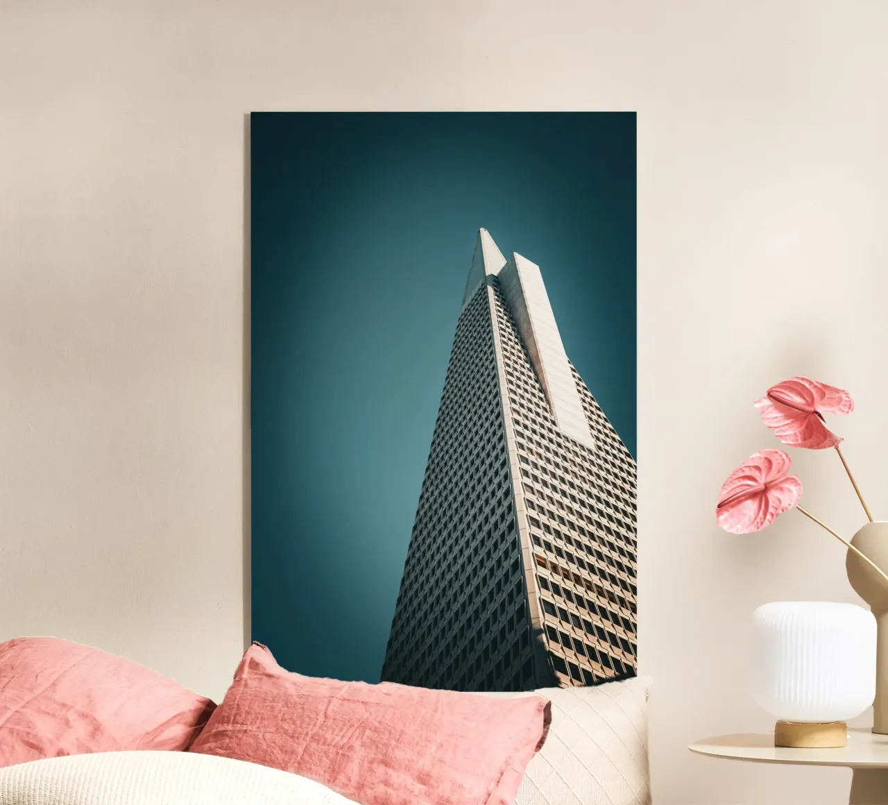 Skyscraper acryl van Flo Klein